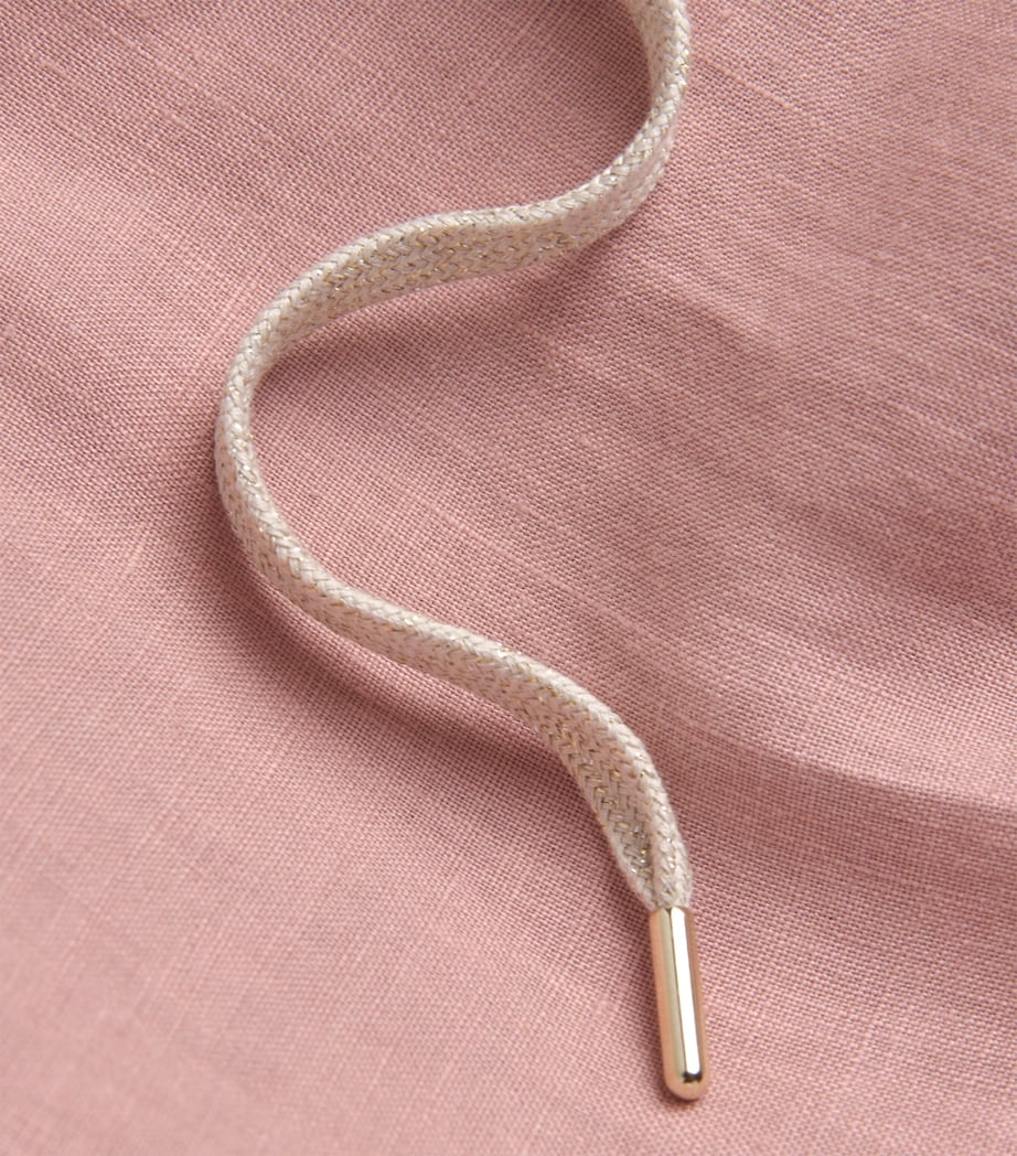 Linen Drawstring Trousers ANTICO Image 5