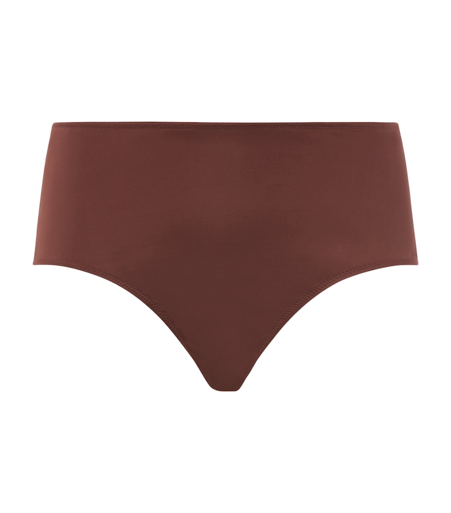 Hanro Womens Azelia Maxi Briefs Cinnamon Image 1