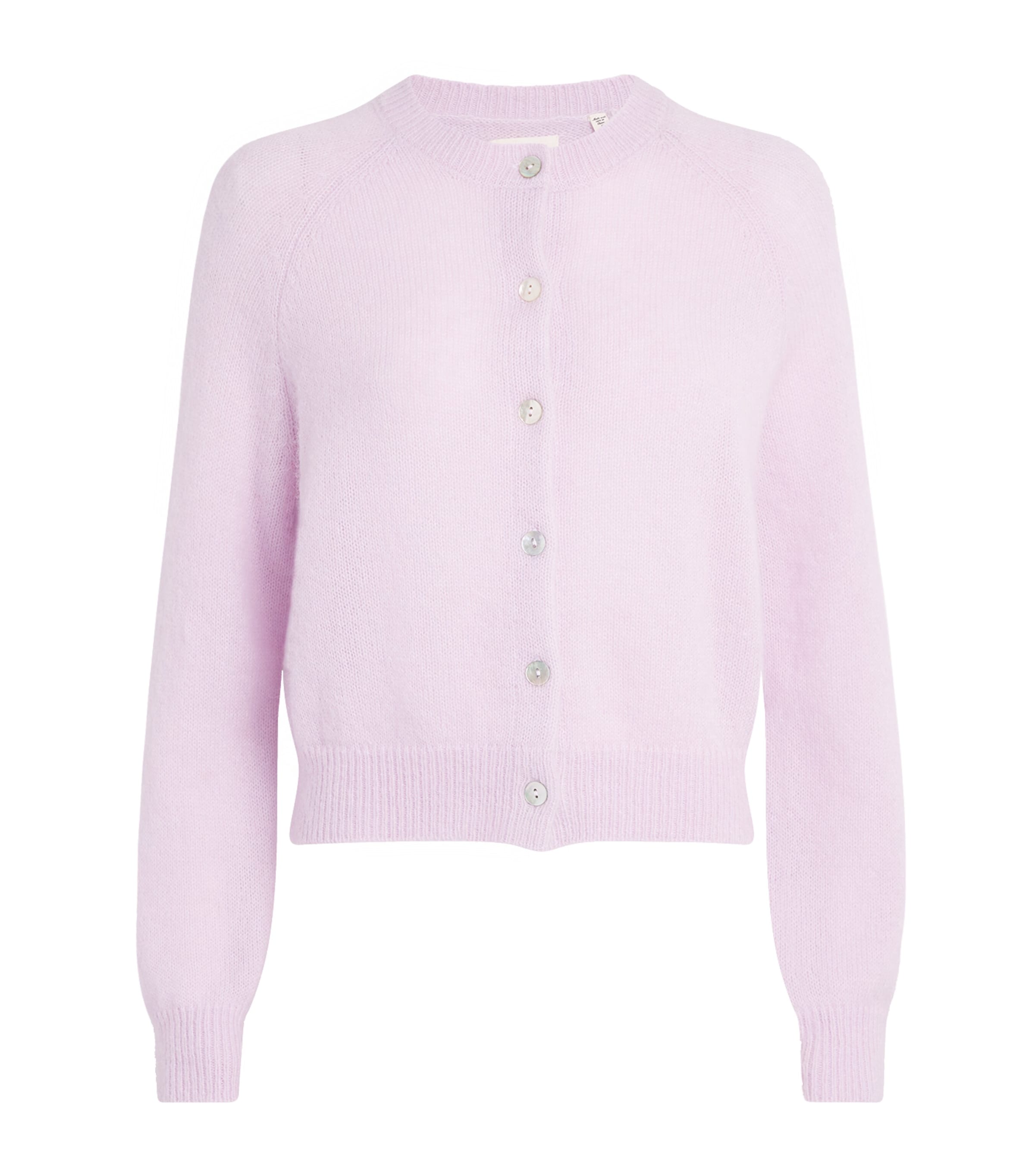 DÔEN Womens Knit Petra Cardigan Violet Thistle Image 1