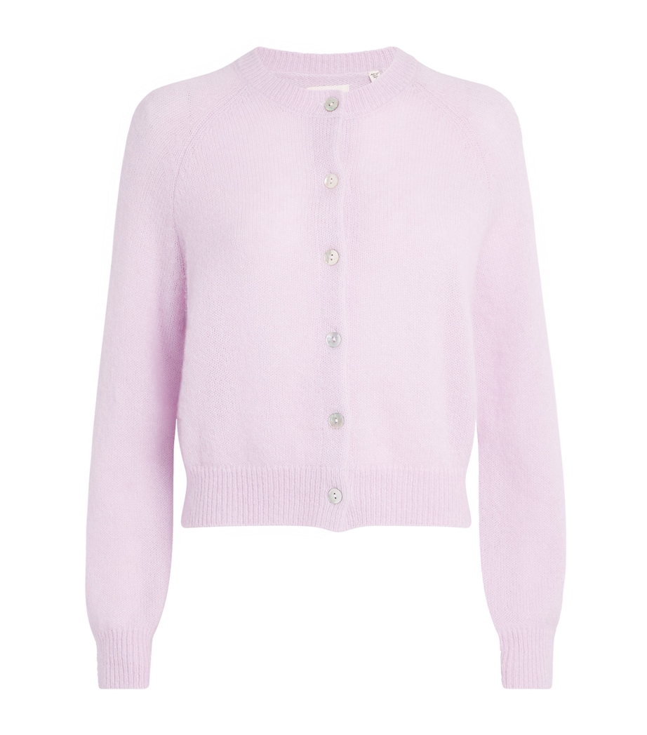 DÔEN Womens Knit Petra Cardigan Violet Thistle Image 1