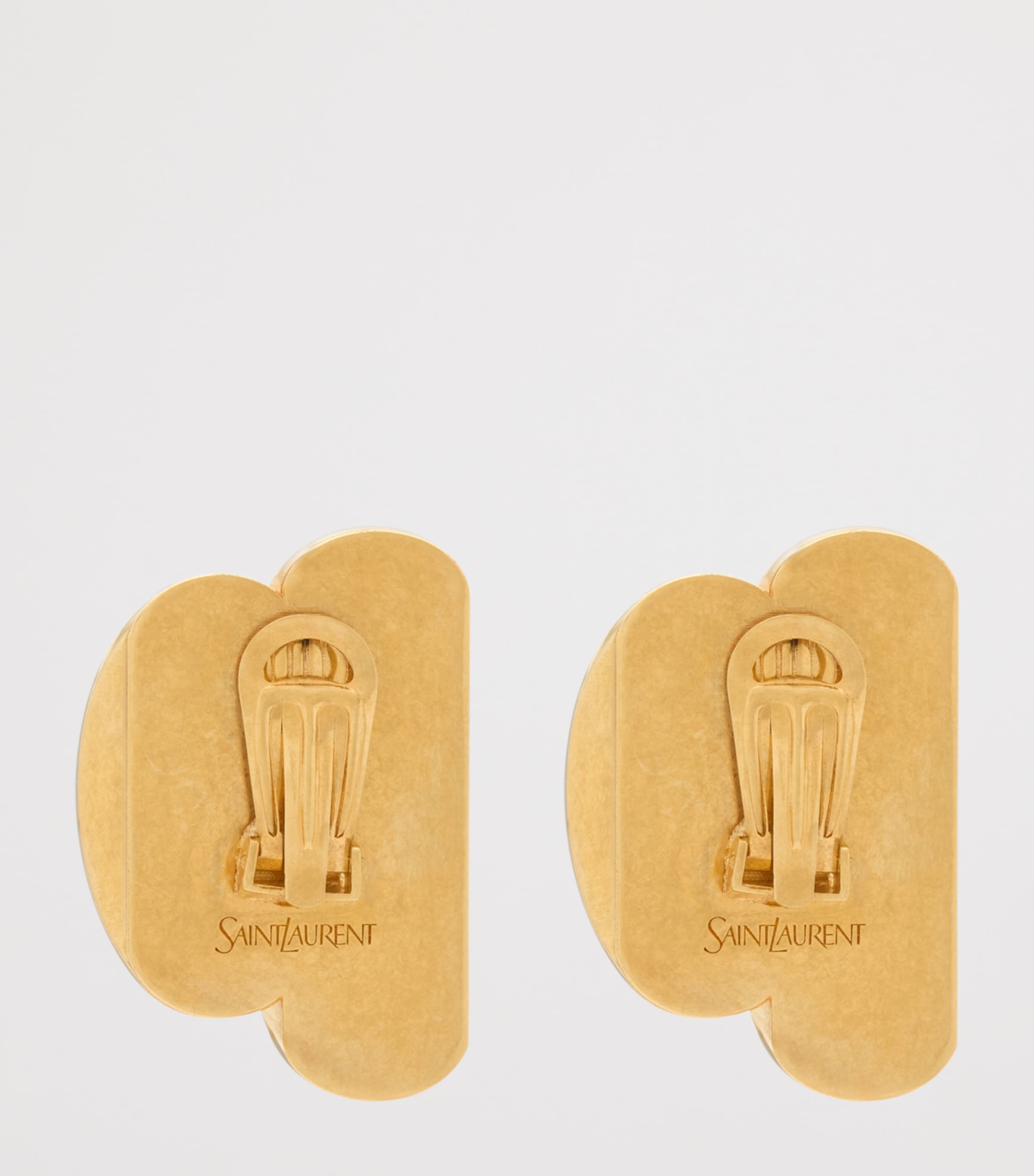 Saint Laurent Double Domed Clip-On Earrings Image 2
