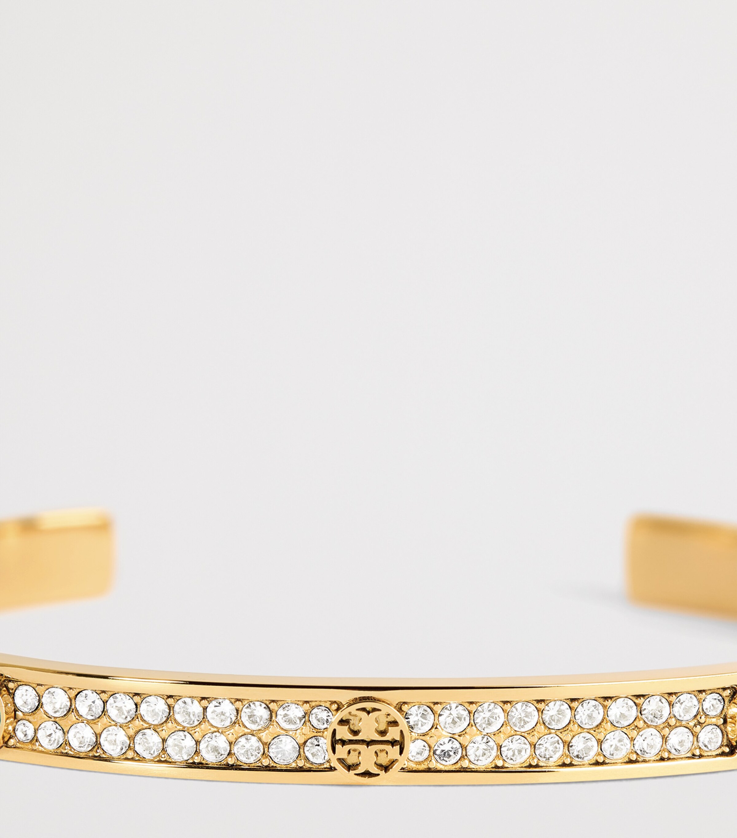 Tory Burch Gold Logo Cuff Bracelet Tory Burch black and gold logo cuff bracelet!... | Depop main image 2