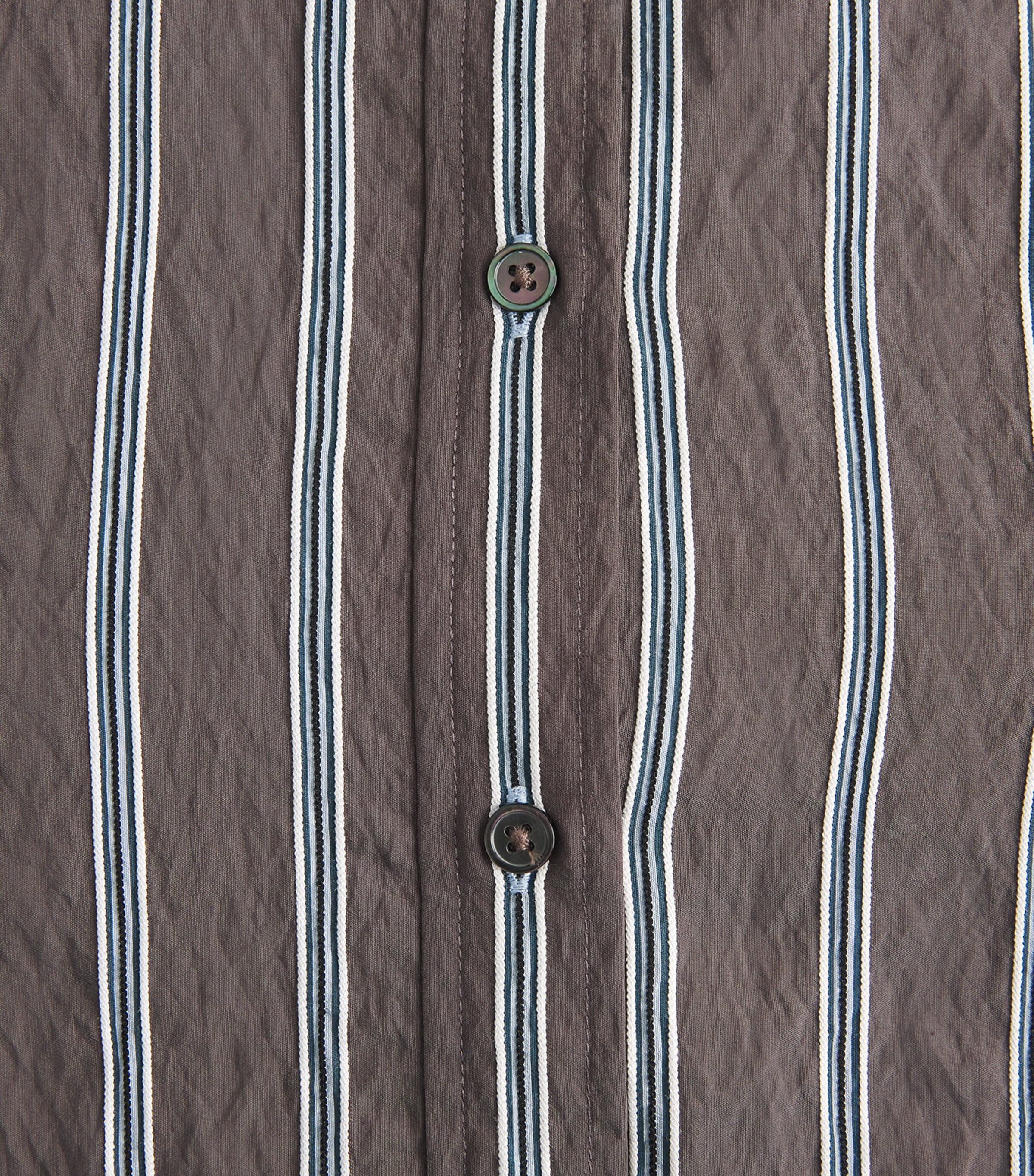 Veronica Beard Womens Stripe Lloyd Shirt Dark Mocha Image 6