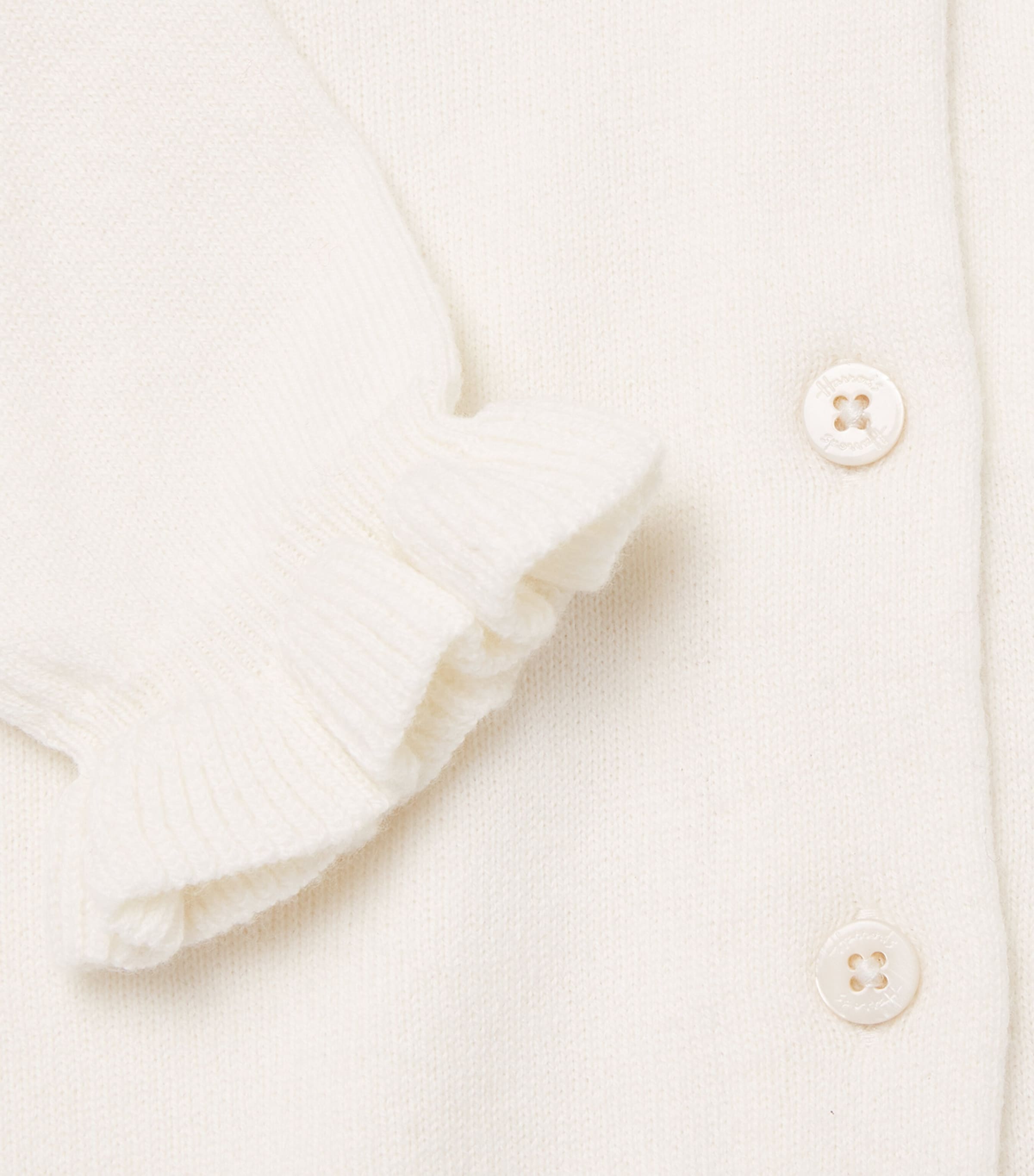Harrods Cotton-Wool Playsuit (0-18 Months) Oatmeal Image 3