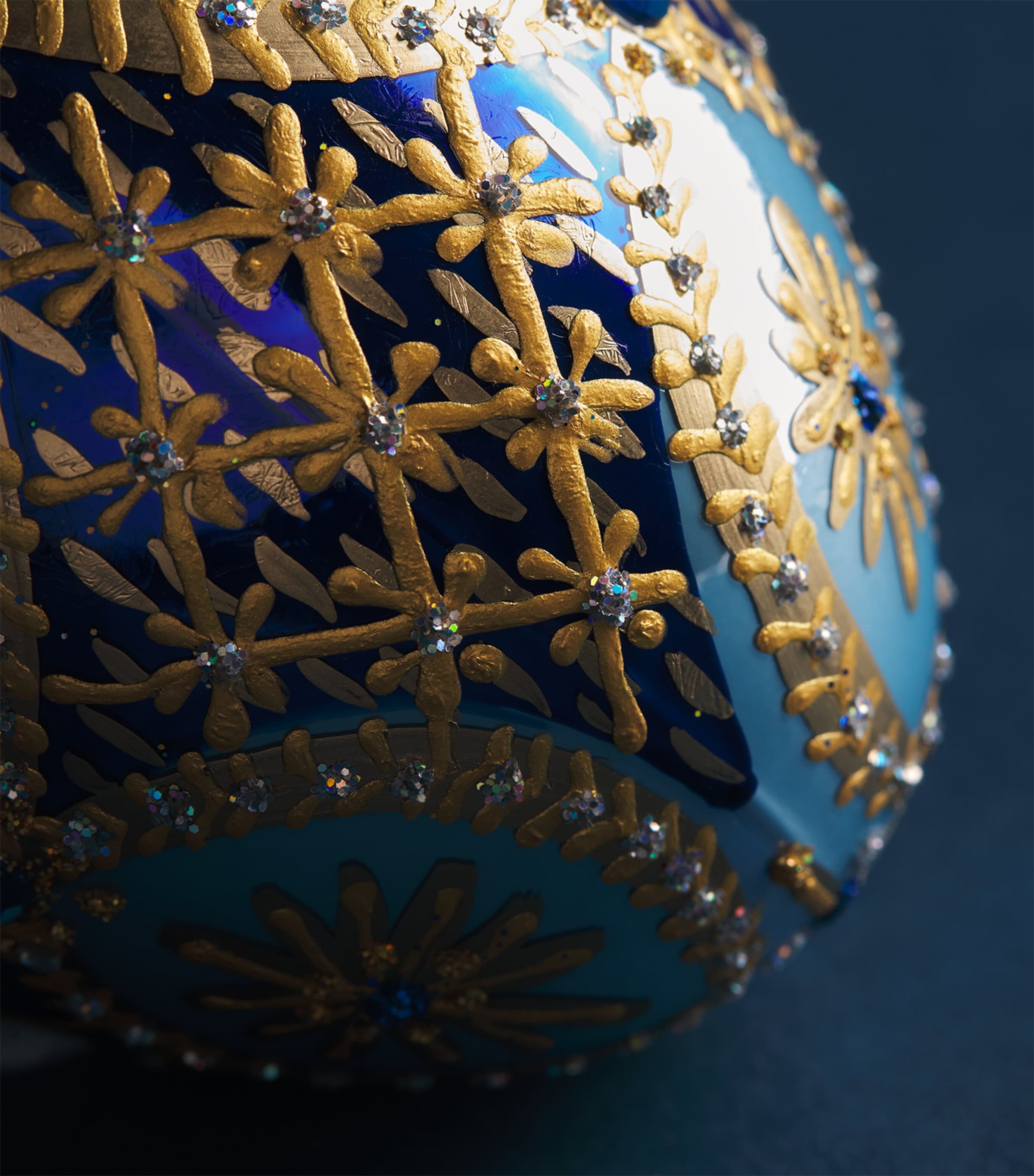 Harrods Glitter-Embellished Egg Bauble Image 2