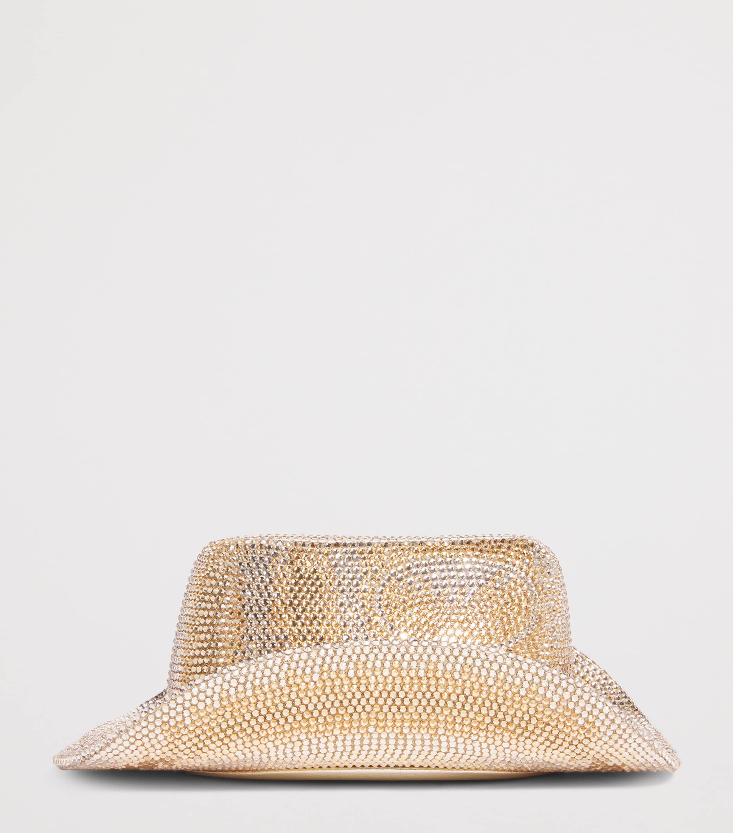 Crystal Cowboy Hat Cheyenne Clutch Bag SPRMT PROSECCO MUTLI Image 3