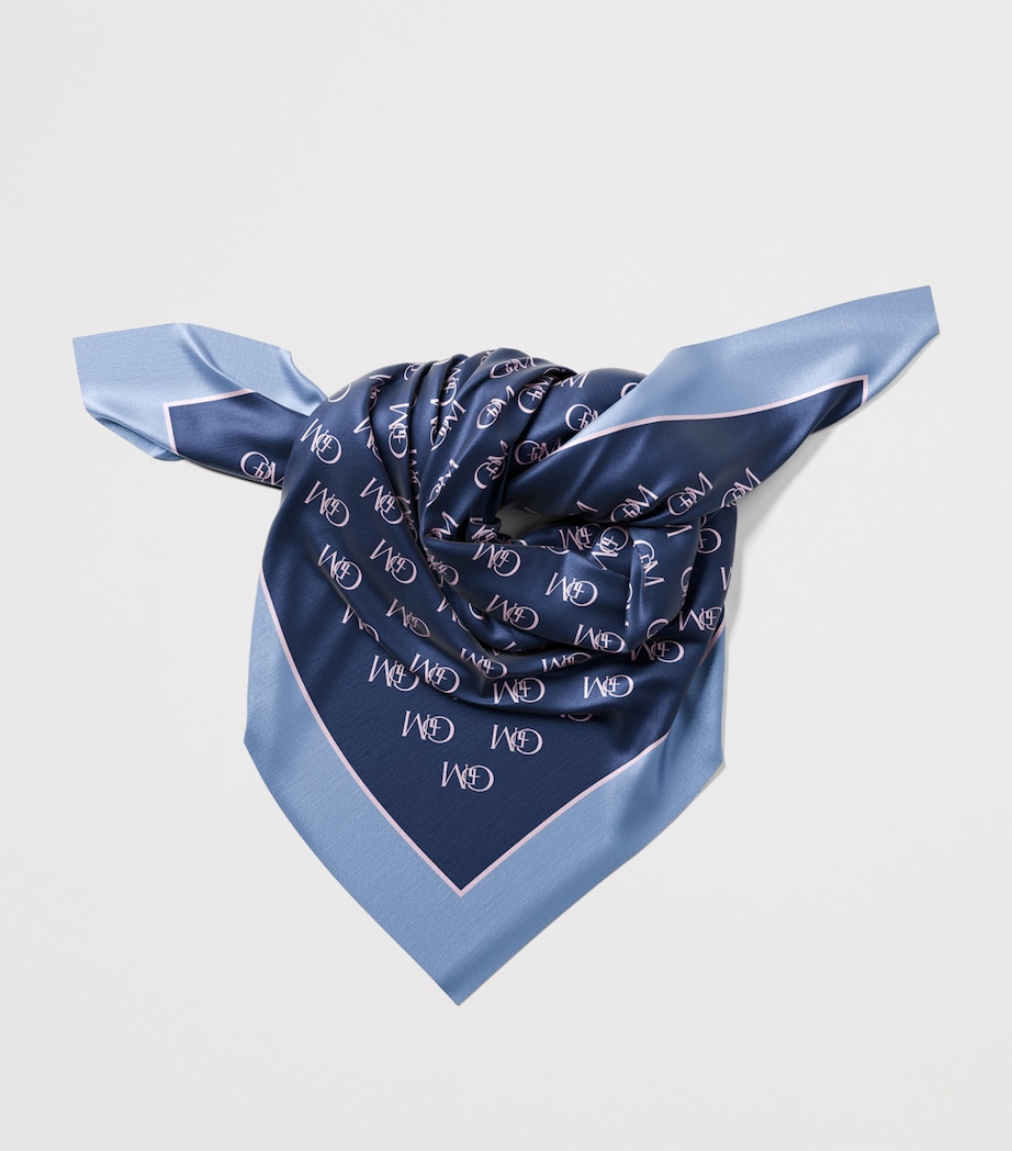 Wool-Silk The Monogram Scarf NO COLOUR Image 2