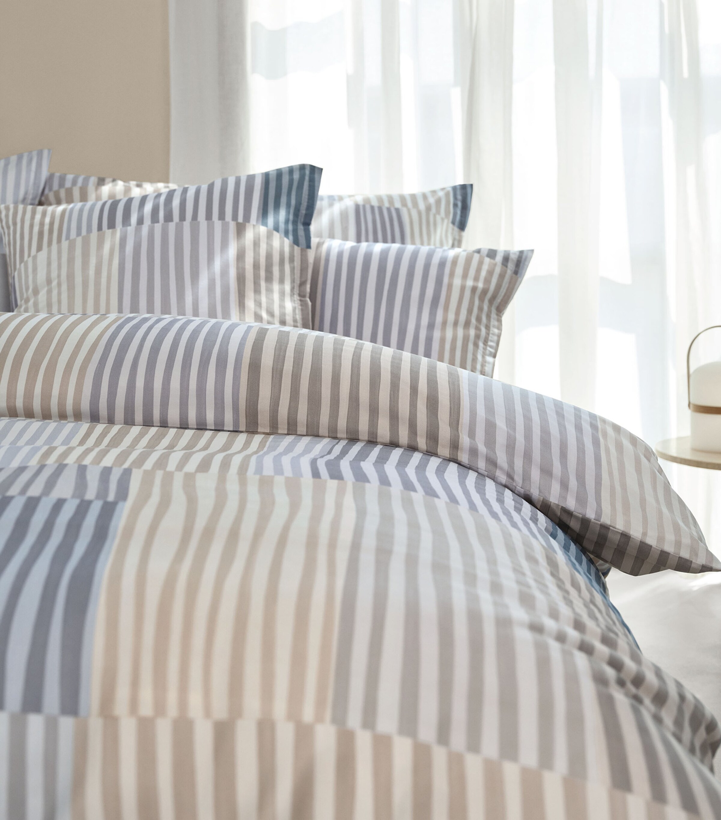 Schlossberg Cotton Melvin King Duvet Cover (230cm x 220cm) Beige Image 3