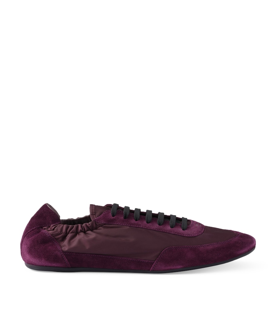 Re-Nylon and Suede Collapse Sneakers F0007 Image 1