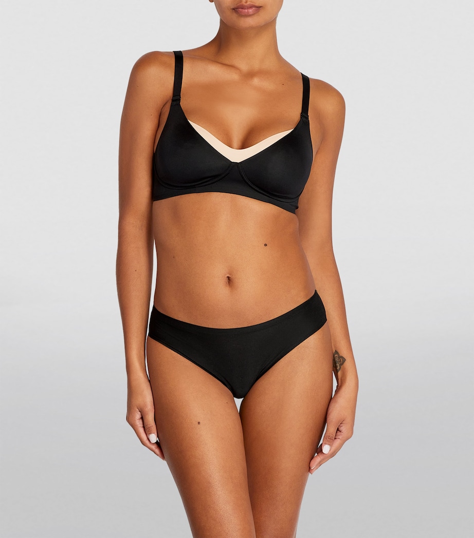 Wireless Nursing Bra BLACK Image 2