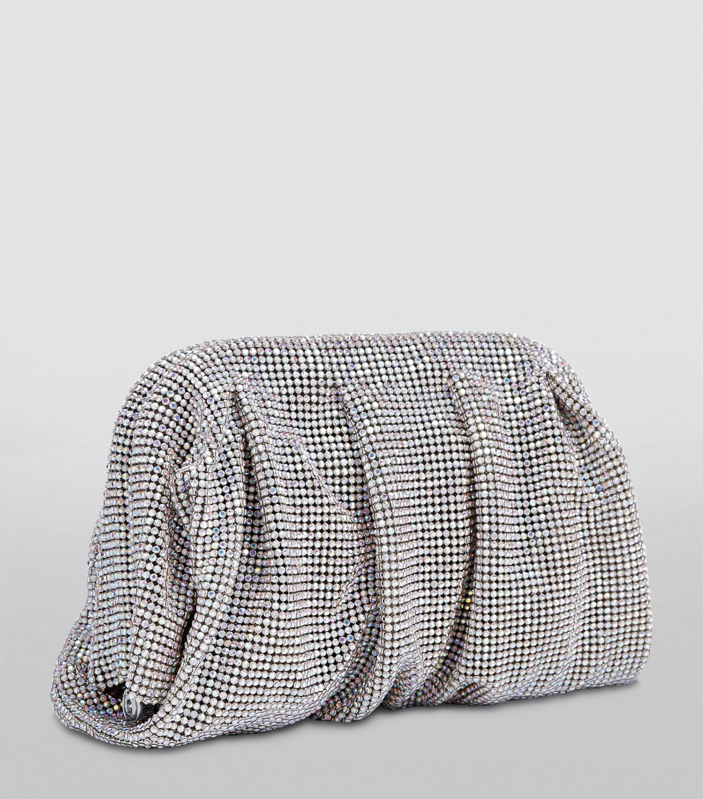 Benedetta Bruzziches Embellished Venus La Petite Clutch Bag Silver Com Image 3