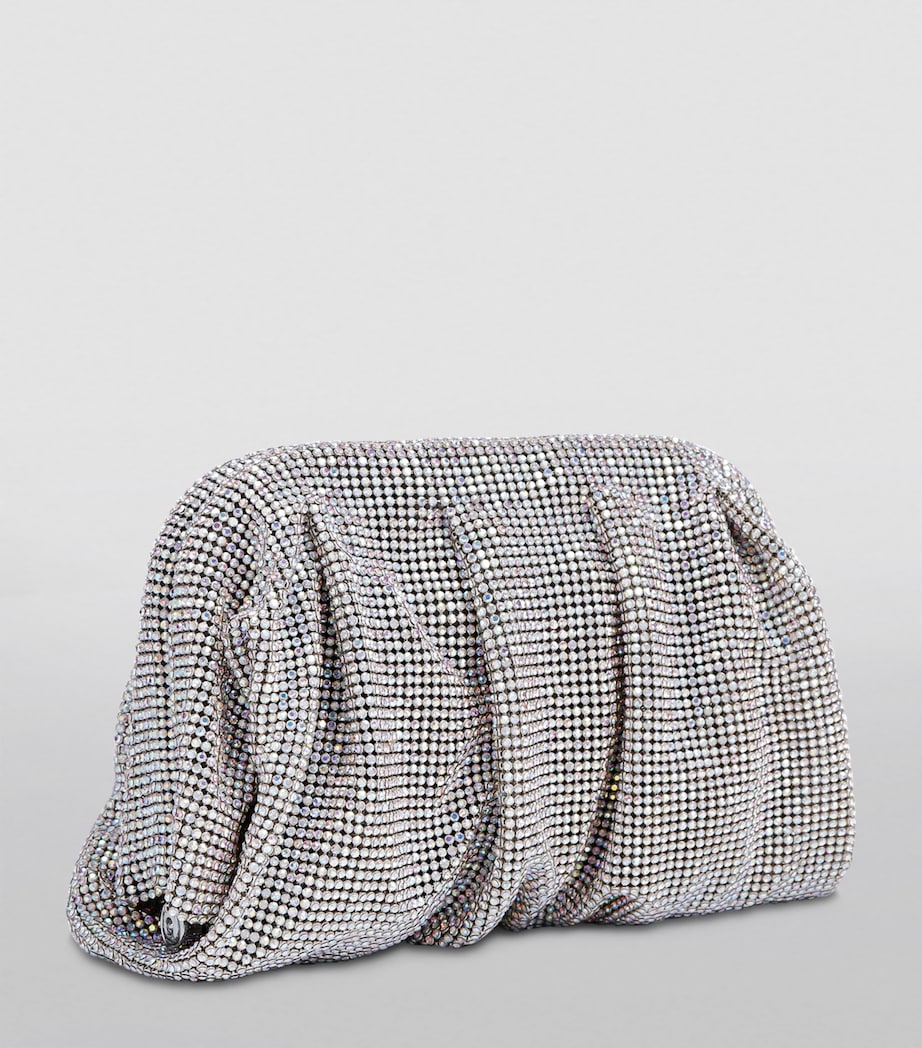 Embellished Venus La Petite Clutch Bag SILVER COM Image 3