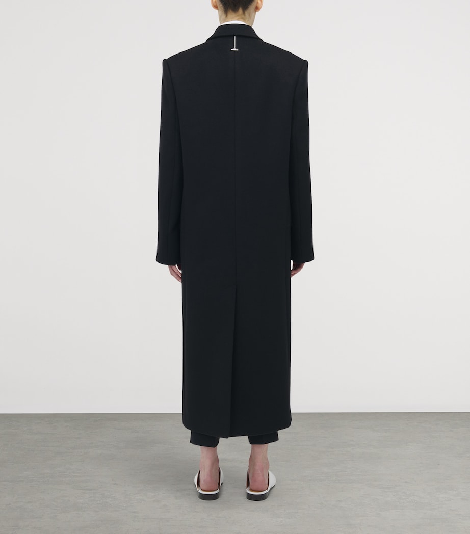 Wool Double-Breasted Coat 1000 Image 4