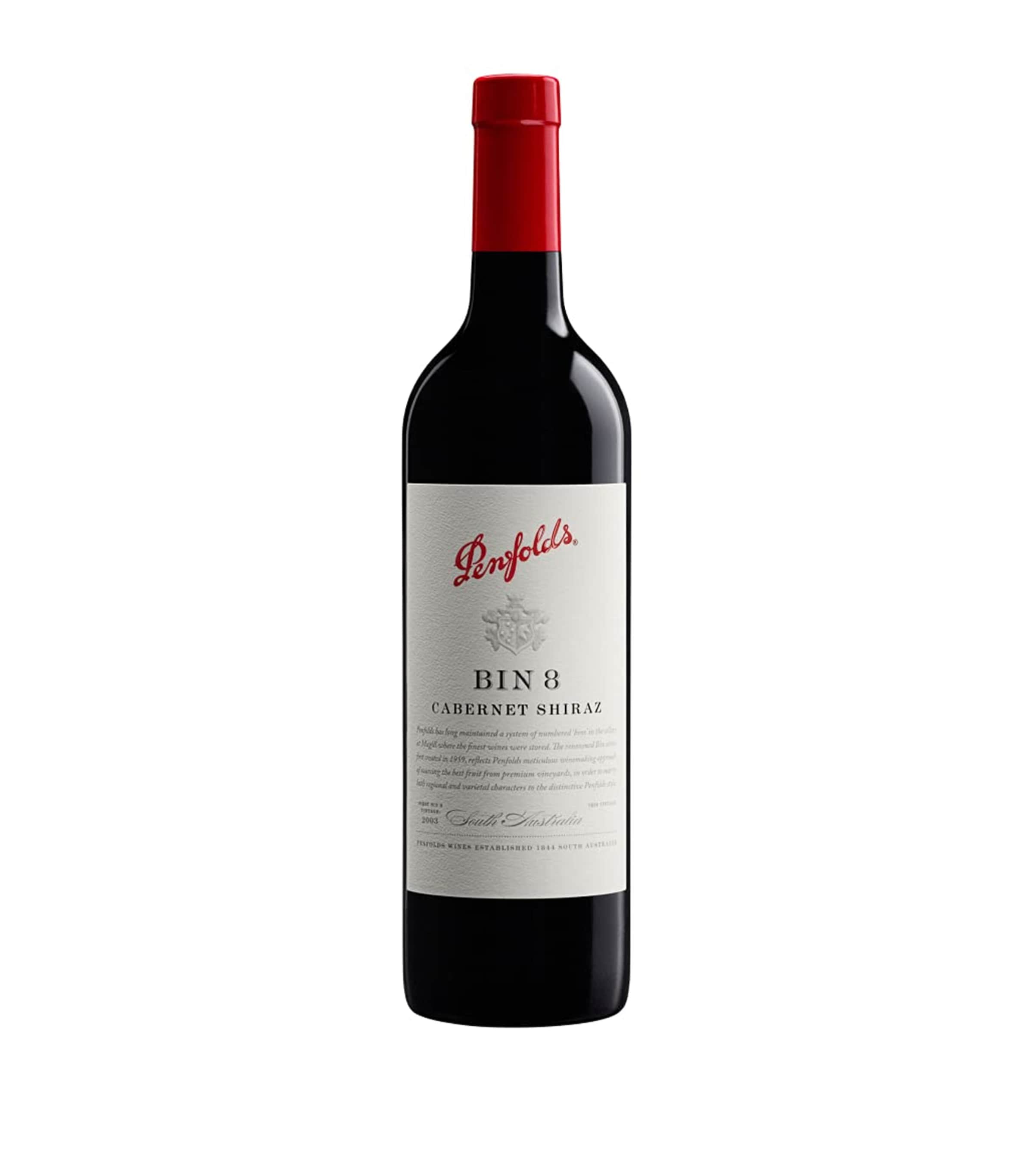Penfolds Bin 8 Cabernet Shiraz 2019 (75cl) - Barossa Valley, Southern Australia | Wine & Spirits | Wine | Red Wine | Designers | Penfolds
