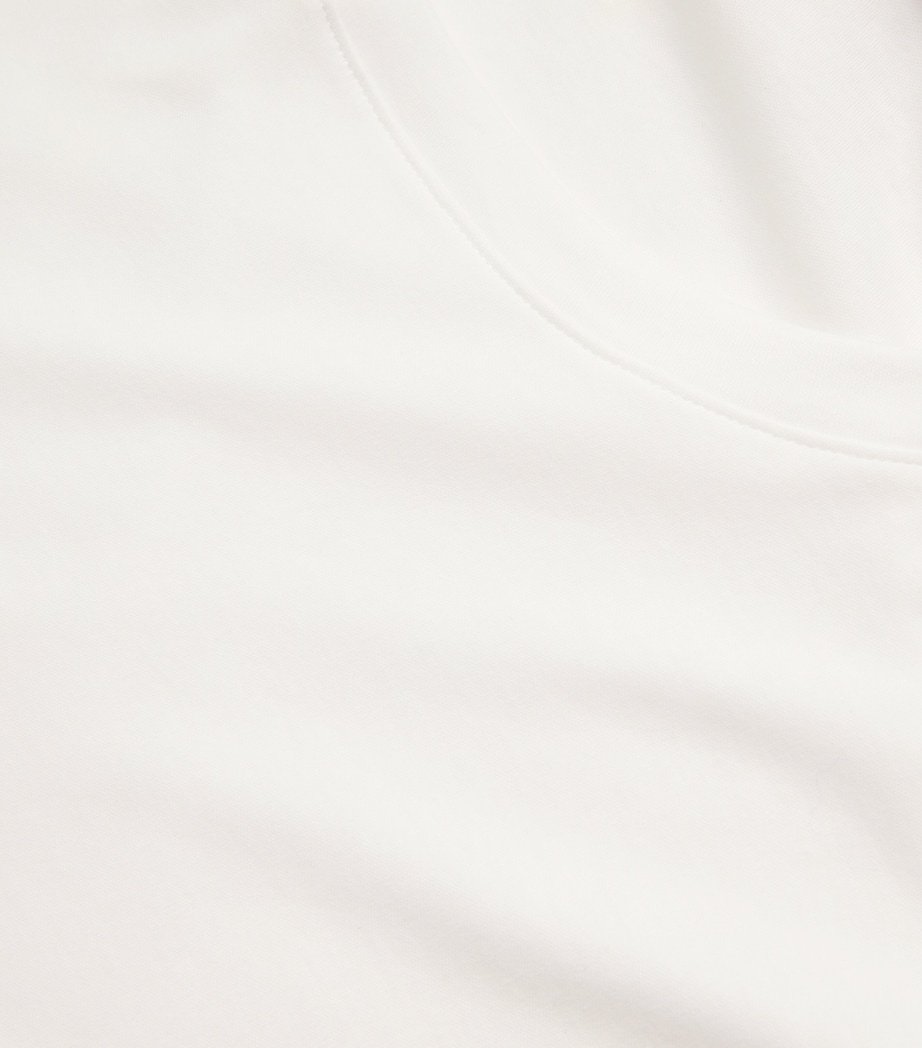 Sea Island Cotton T-Shirt 0101/WHITE Image 4