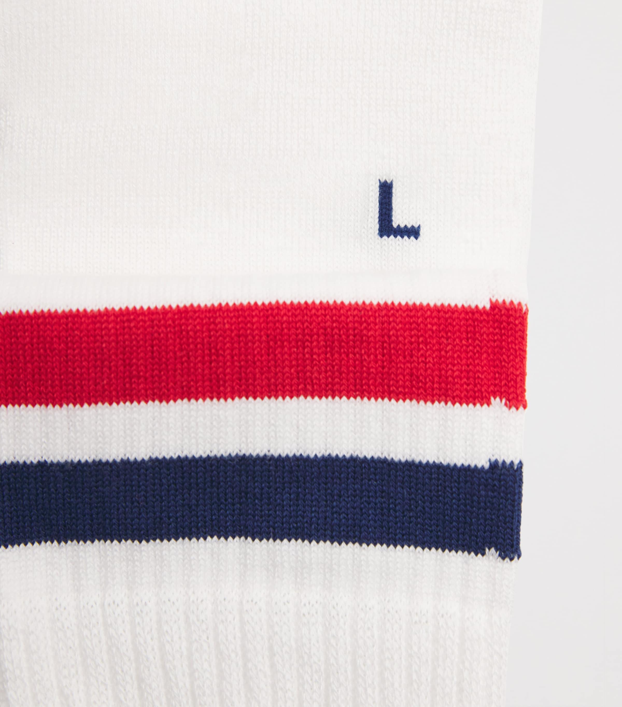 Falke Mens Ribbed Dynamic Socks Weissblaur Image 2