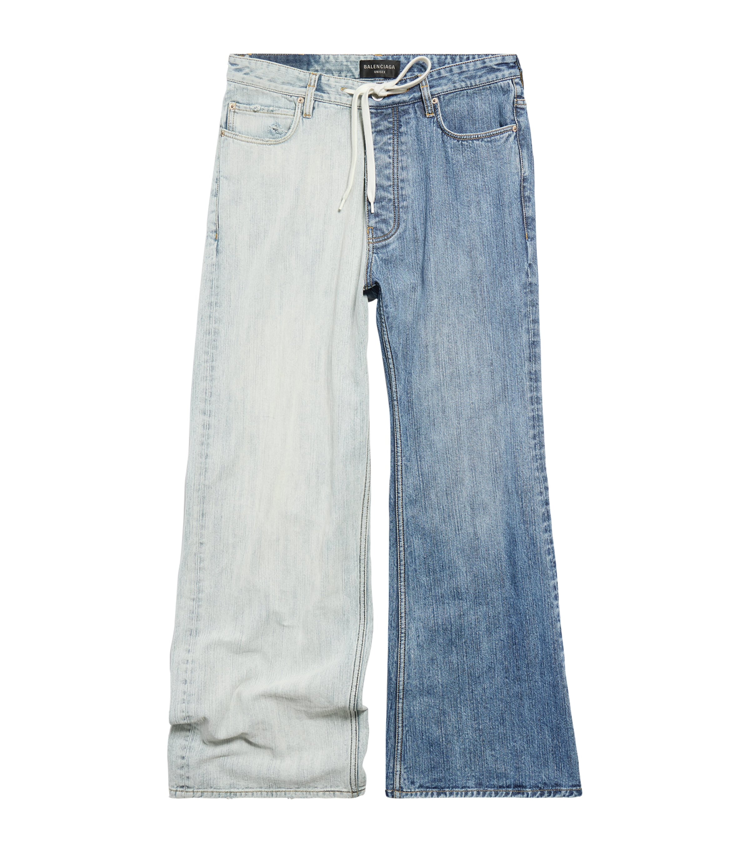 BALENCIAGA FIFTY-FIFTY OVERSIZED JEANS 