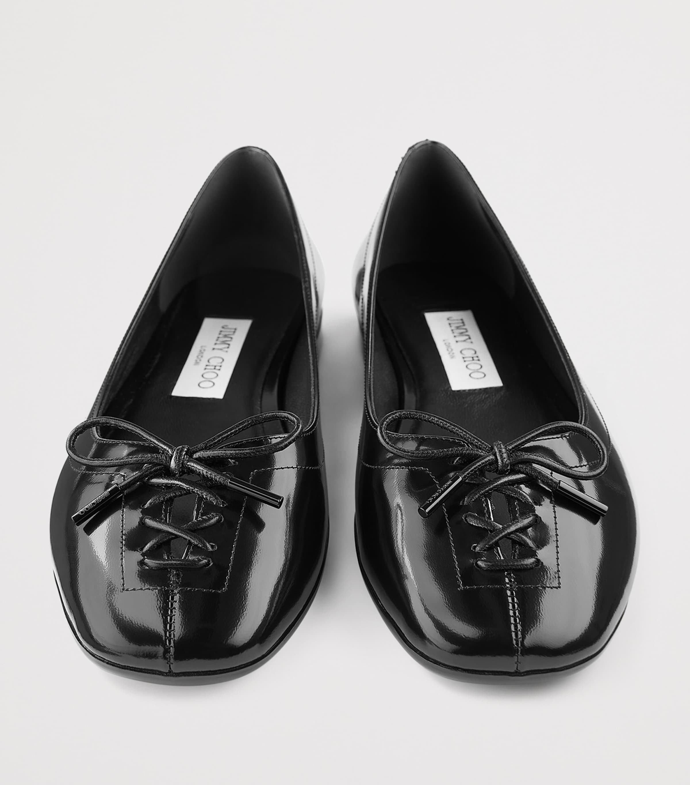 Scarlett Patent Leather Ballet Flats BLACK Image 3