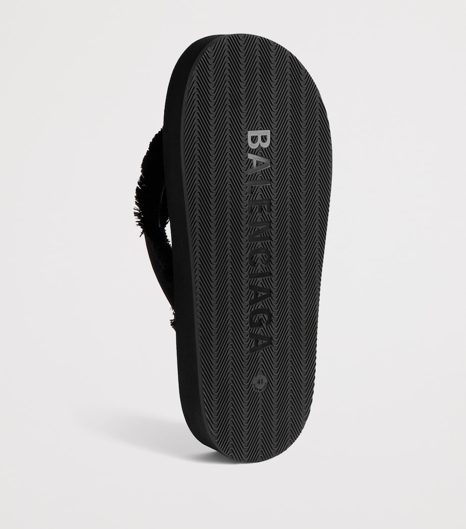 Balenciaga Fringed Jet Lag Flip Flops Image 7