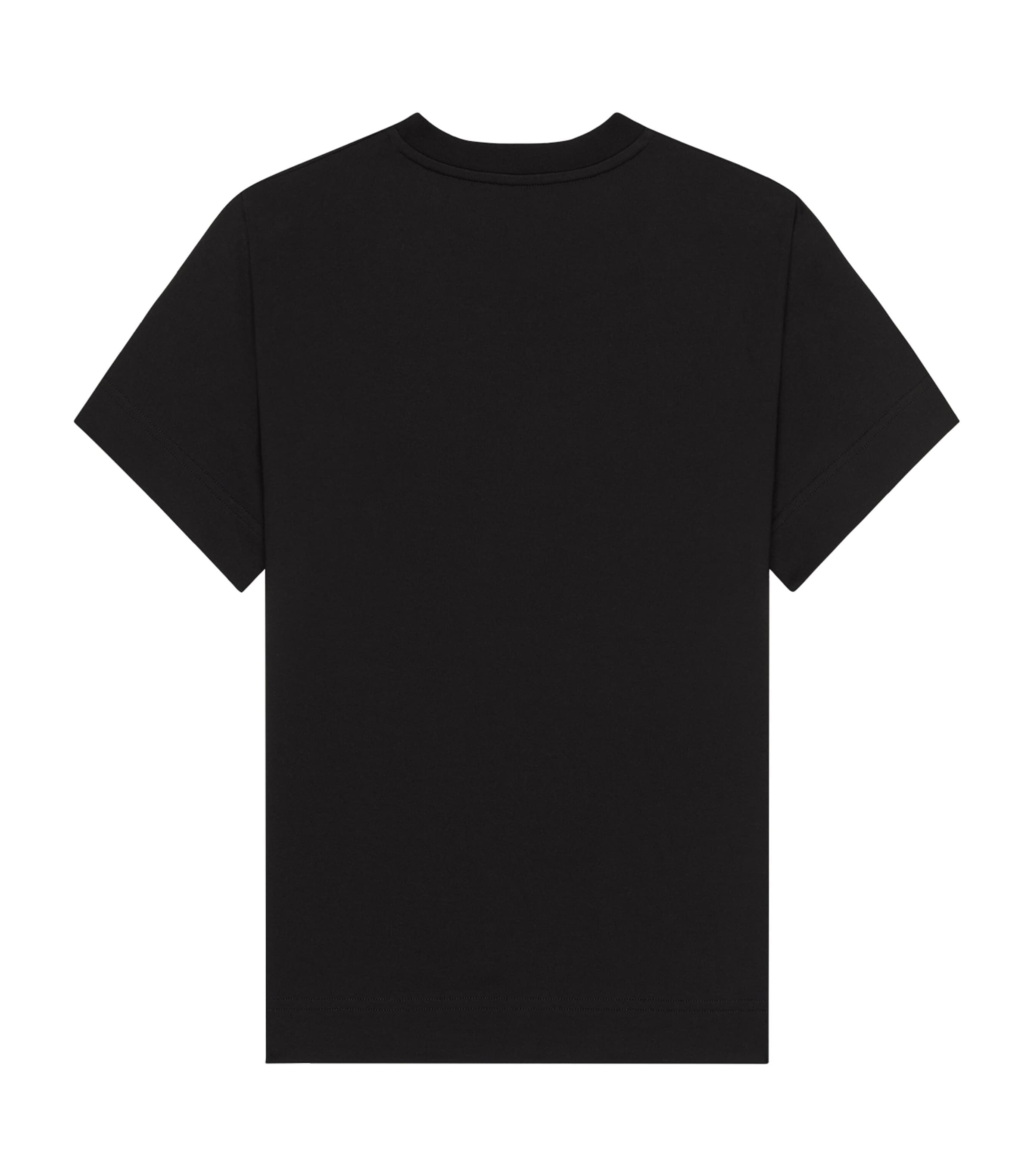 Cotton Printed T-Shirt BLACK Image 3