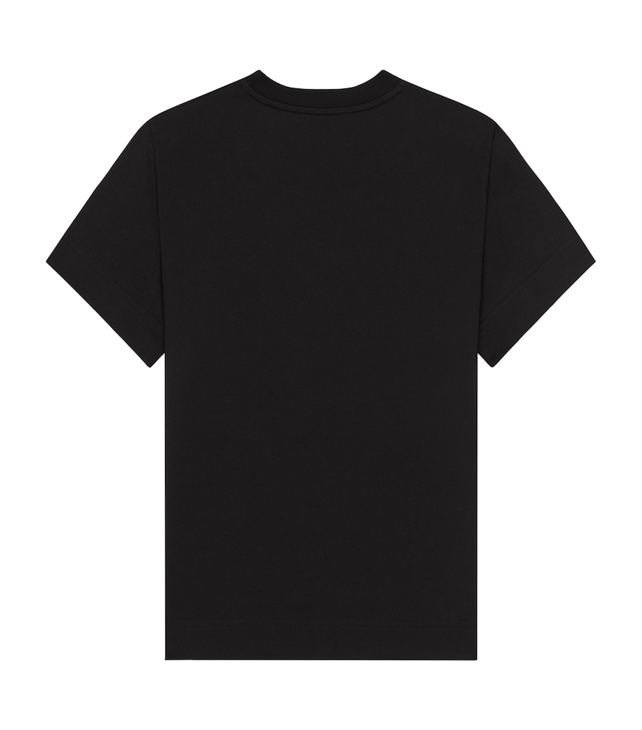 Cotton Printed T-Shirt BLACK Image 3