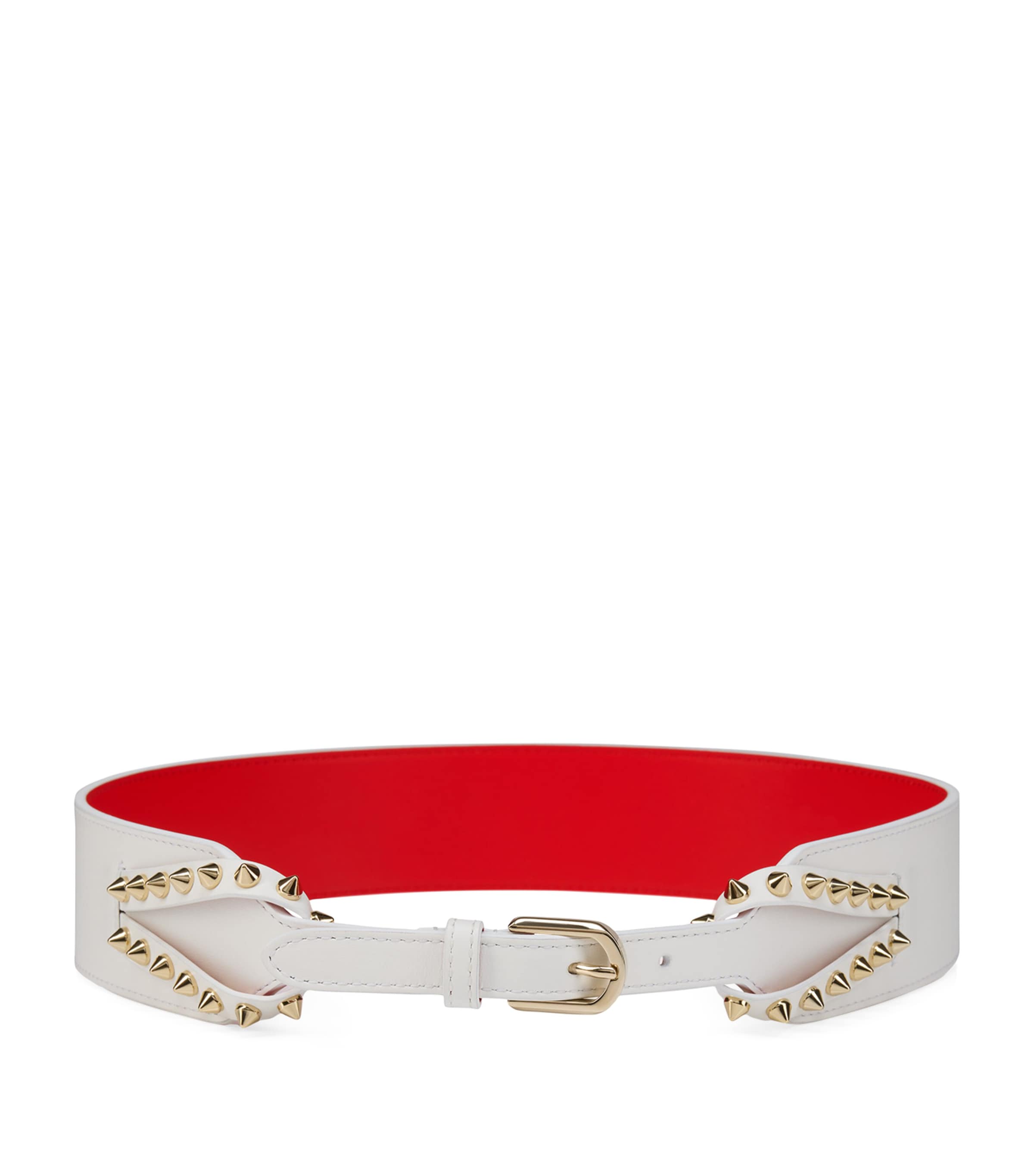 Christian Louboutin Cabata Embellished Leather Belt