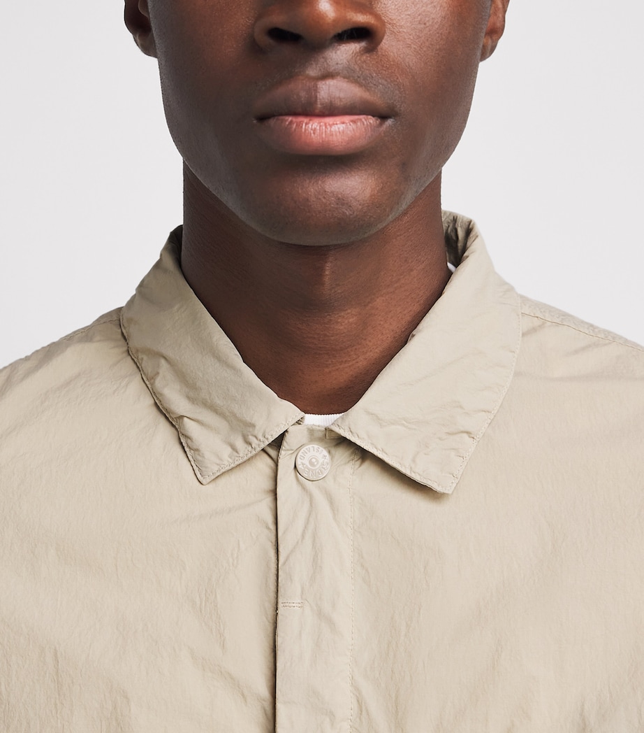 Stone Island Mens Nylon Short-Sleeve Shirt Image 3
