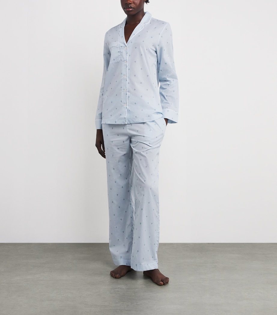 Cotton Nelson Pyjama Set 100 BLUE Image 2