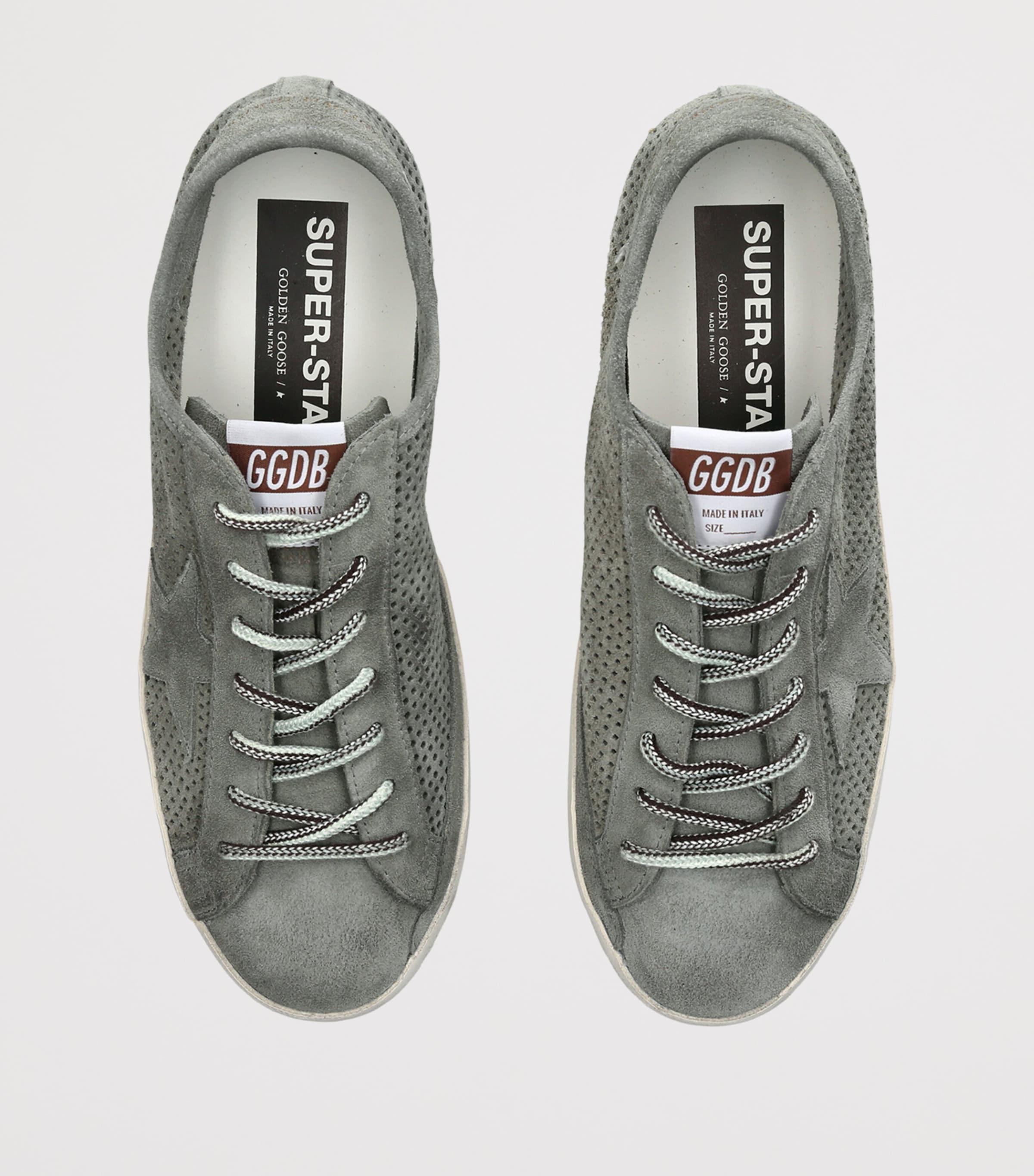 Golden Goose Suede Super-Star Sneakers Grey Image 4