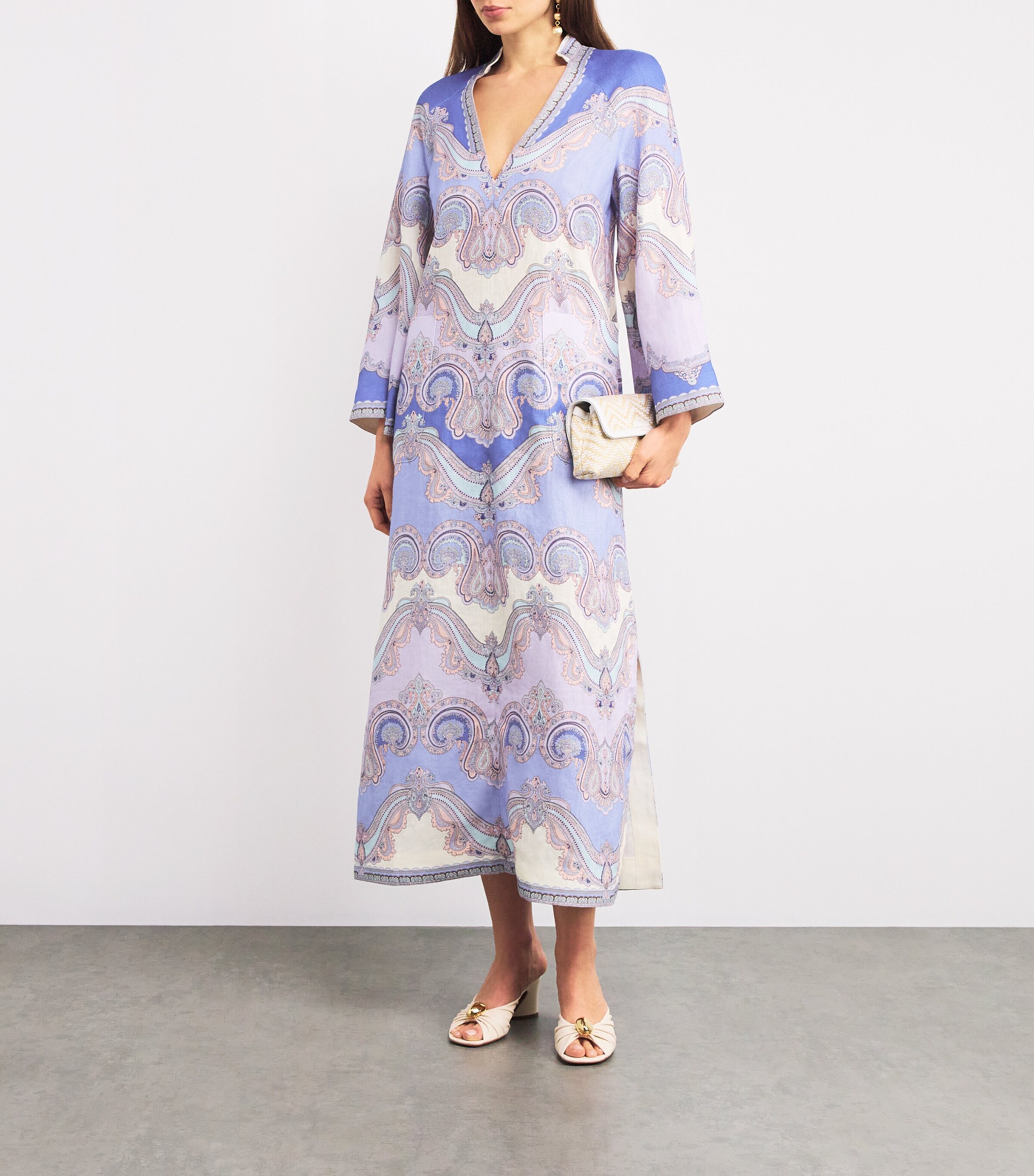【送料&関税込】Zimmermann Kaftan Dress Zimmermann Ottie Caftan Midi Dress | Shopbop