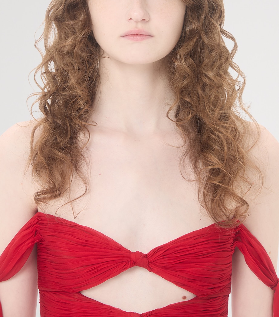 Valentino Womens Silk Chiffon Mini Dress Image 7