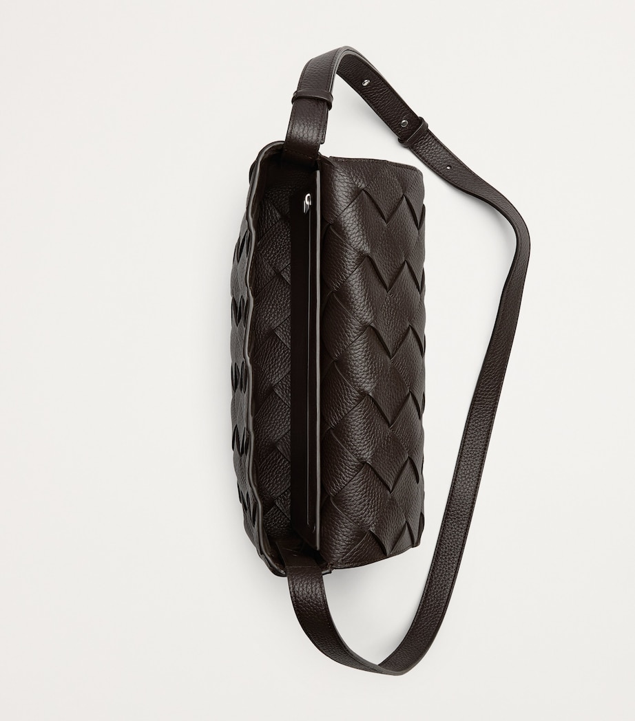 Large Leather Diago Cross-Body Bag 2145 Image 4
