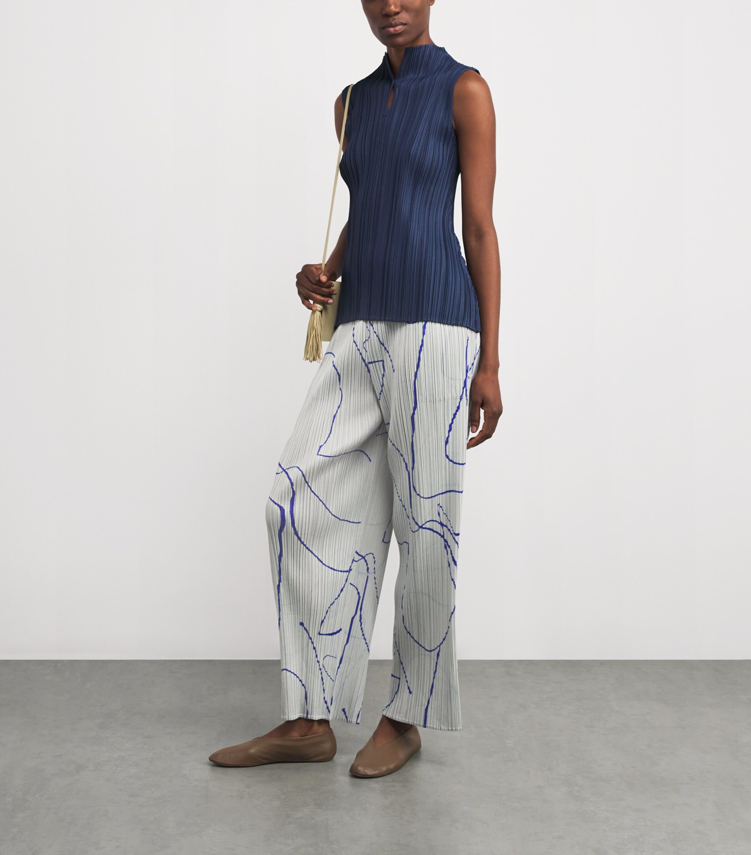 Printed Pause Trousers GREY Image 2