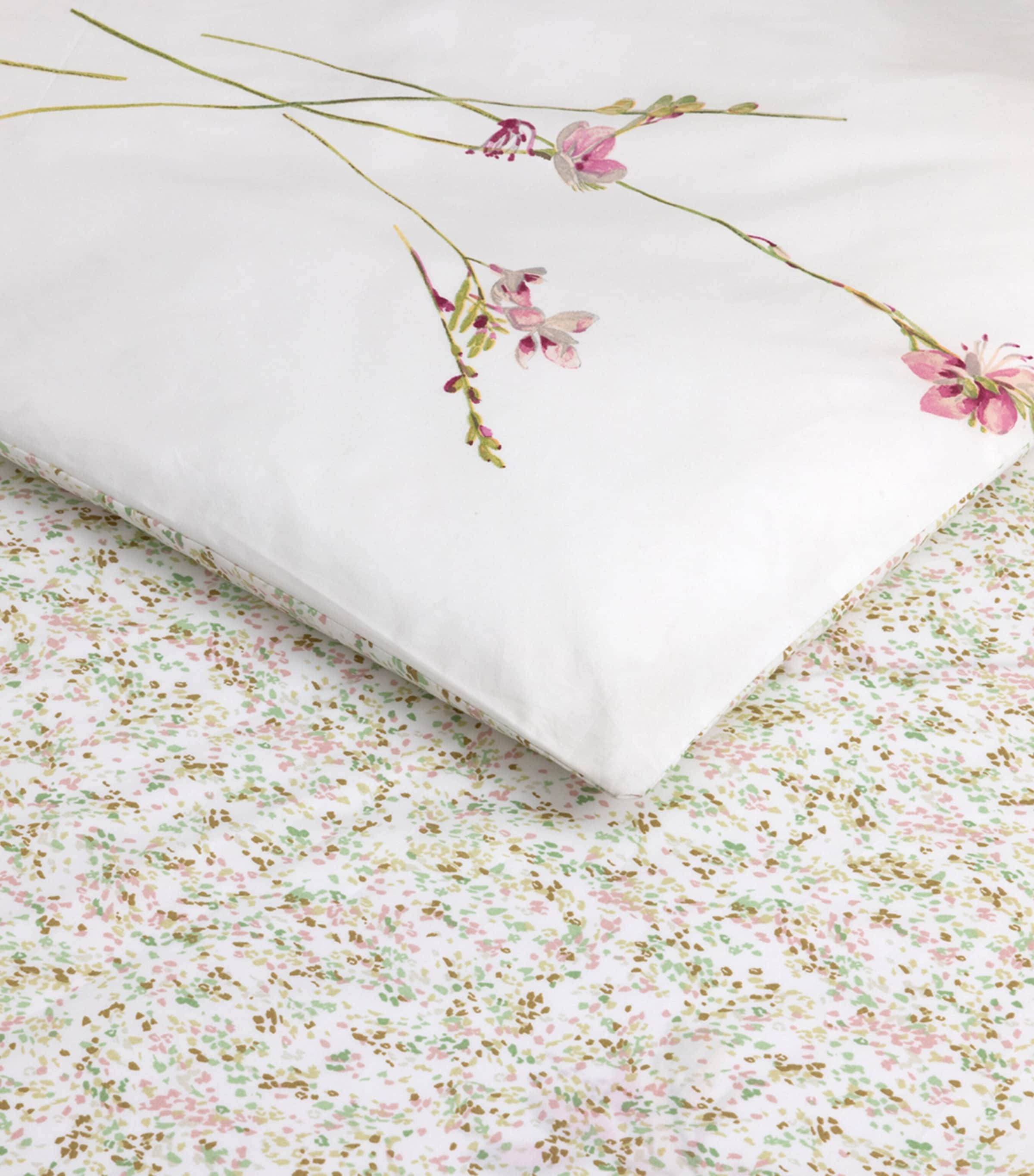 Cotton Gaura Single Duvet Cover (140cm x 200cm) MULTICOLOURED Image 3