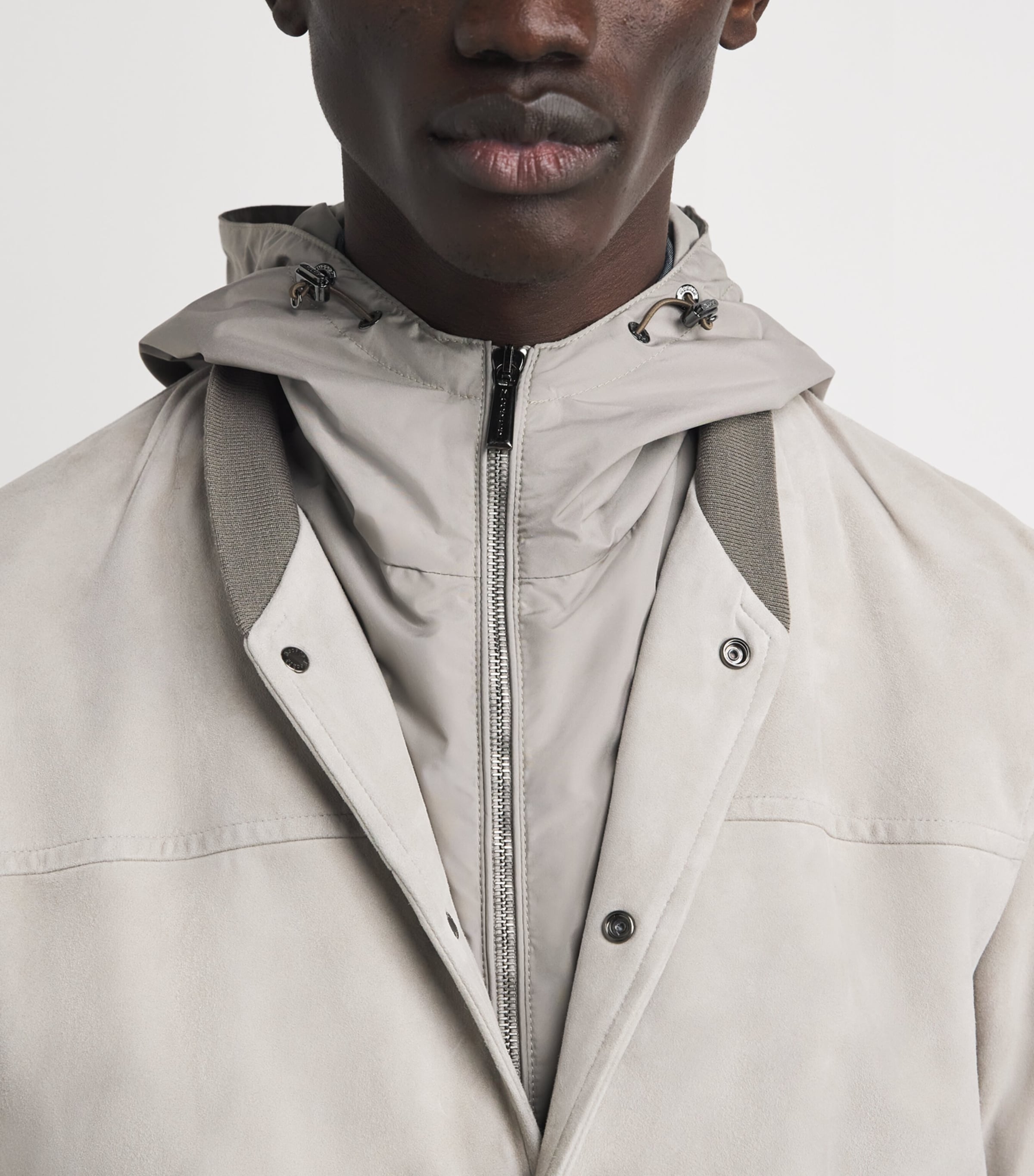 Suede Darren Hybrid Jacket GESSO U0089 Image 6