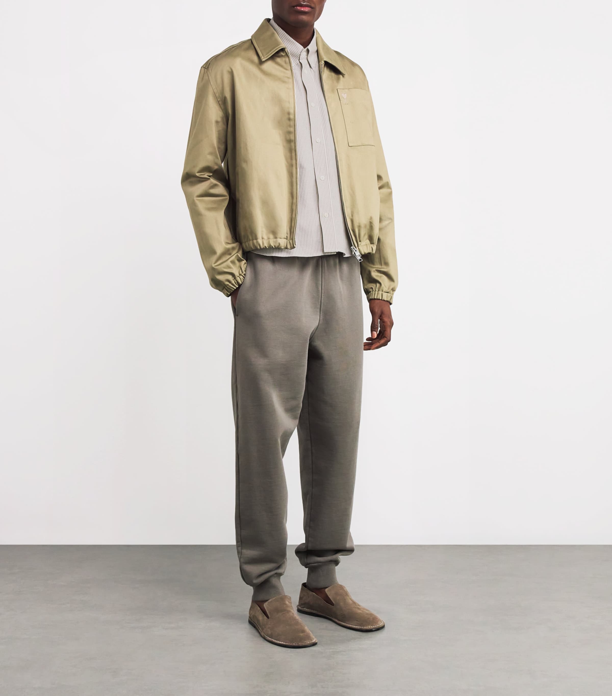 Cotton Cropped Oversized Shirt LDN/BLNC CRM/4761 Image 2