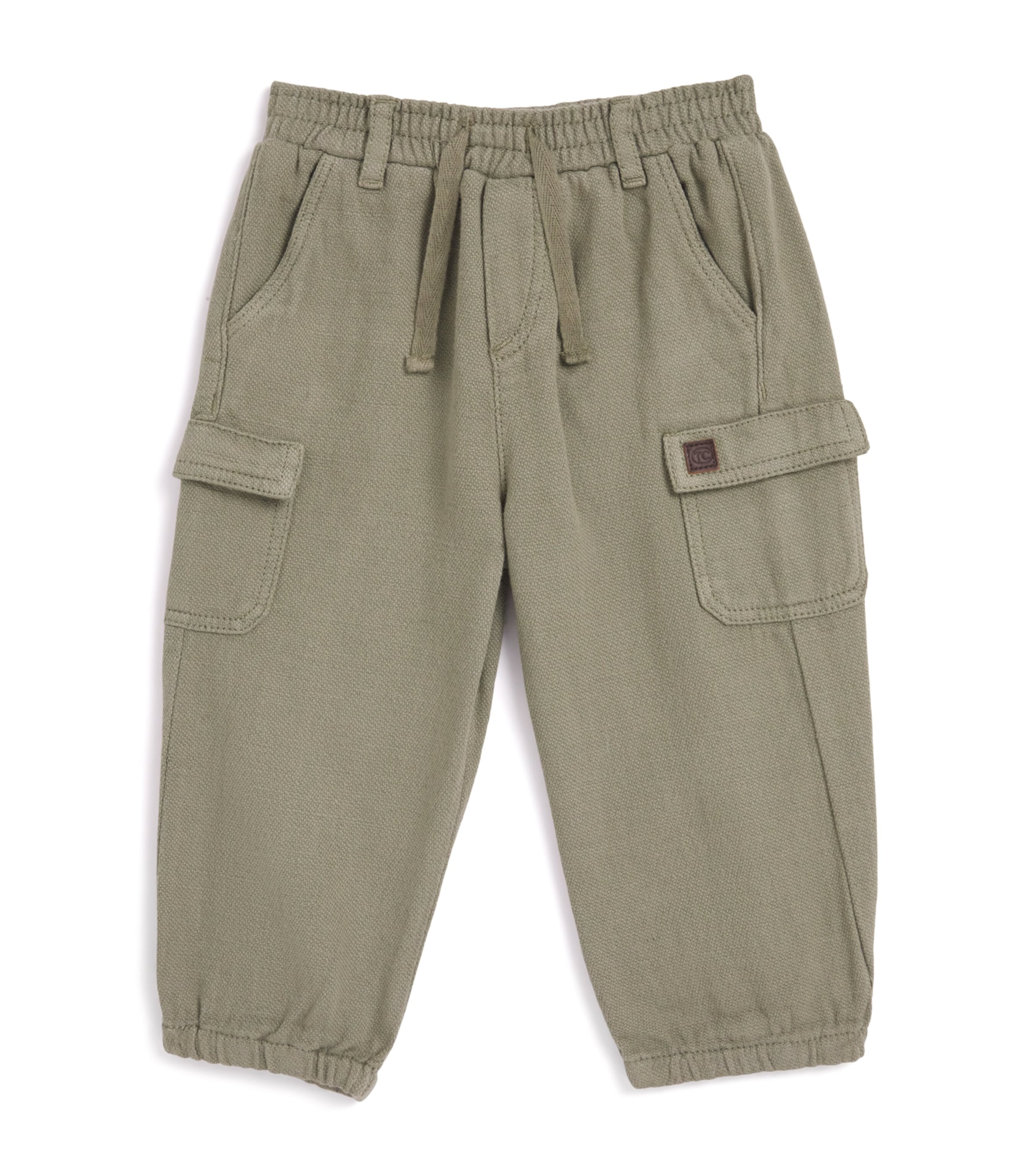 Cotton-Linen Cargo Trousers (3-36 Months) FOUGERE Image 1
