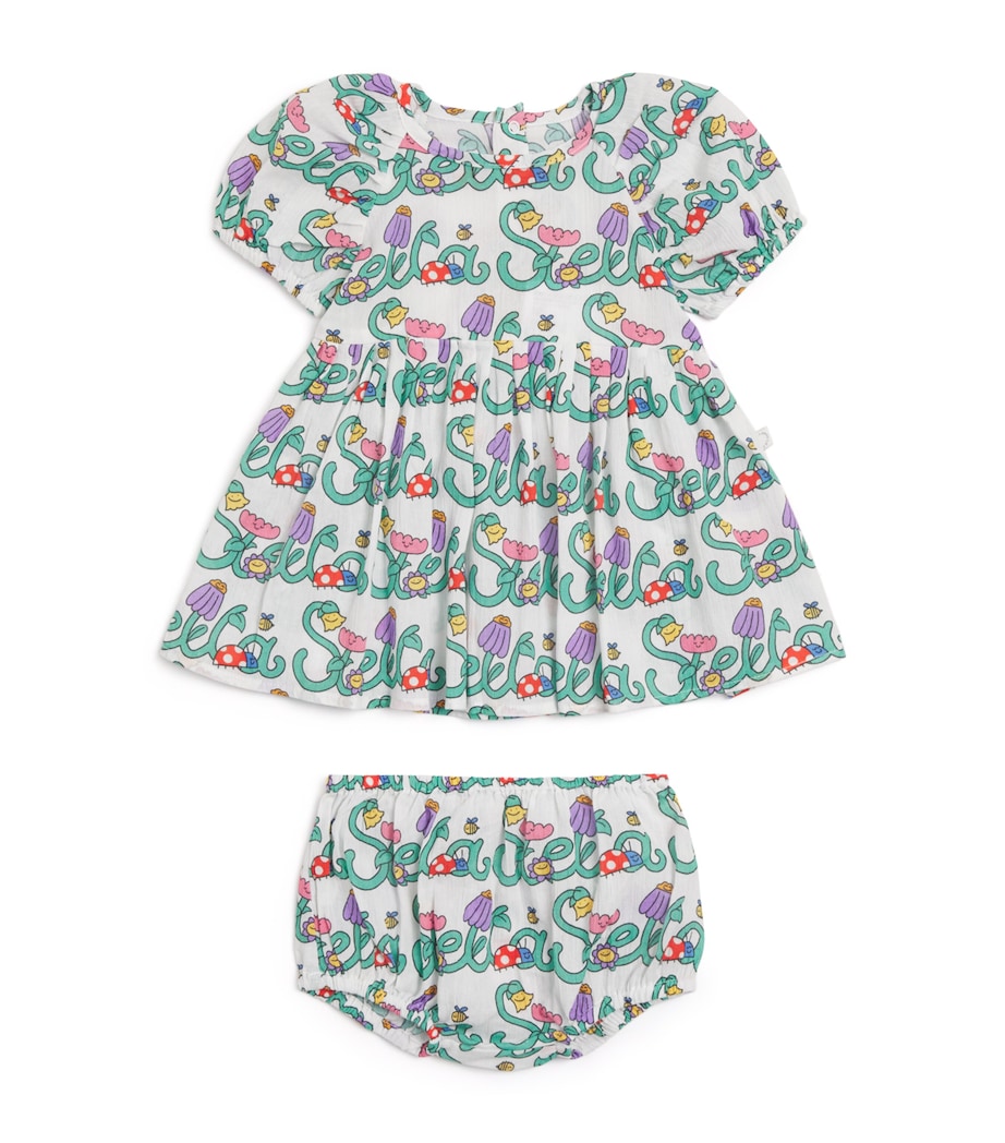 Stella McCartney Kids Organic Cotton Vine Print Dress (2-12 Years) Image 1