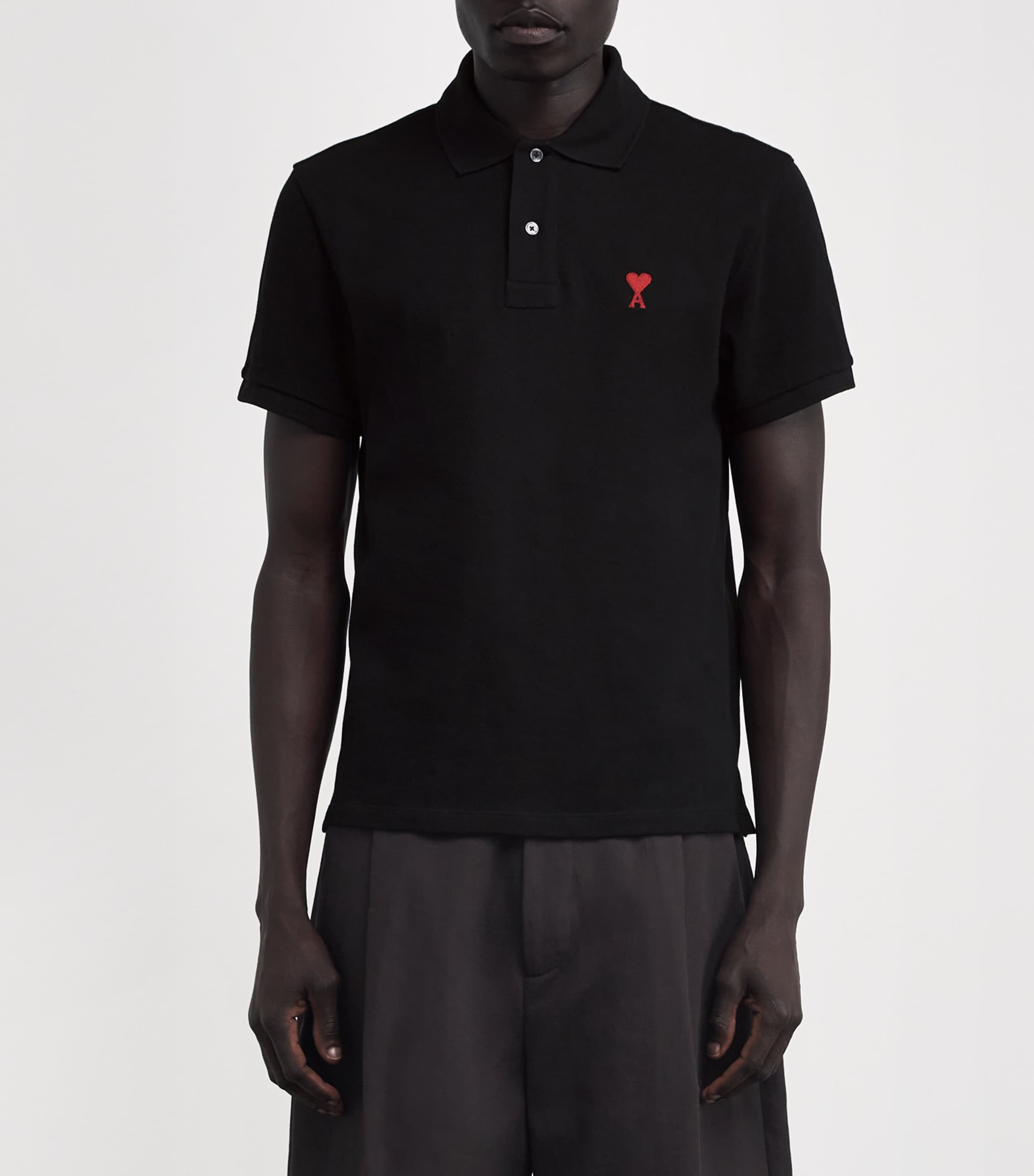 AMI Paris Organic Cotton Ami de Coeur Polo Shirt | Men Clothing | Polo Shirts | Designers | Ami Paris AMI Paris Organic Cotton Ami de Coeur Polo Shirt | Men Clothing | Polo Shirts | Designers | Ami Paris