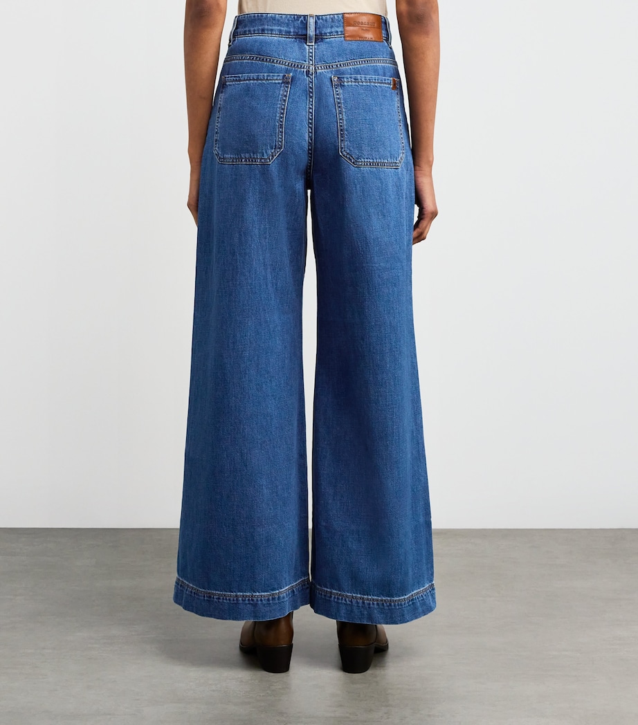 Wide-Leg Jeans NAVY Image 4
