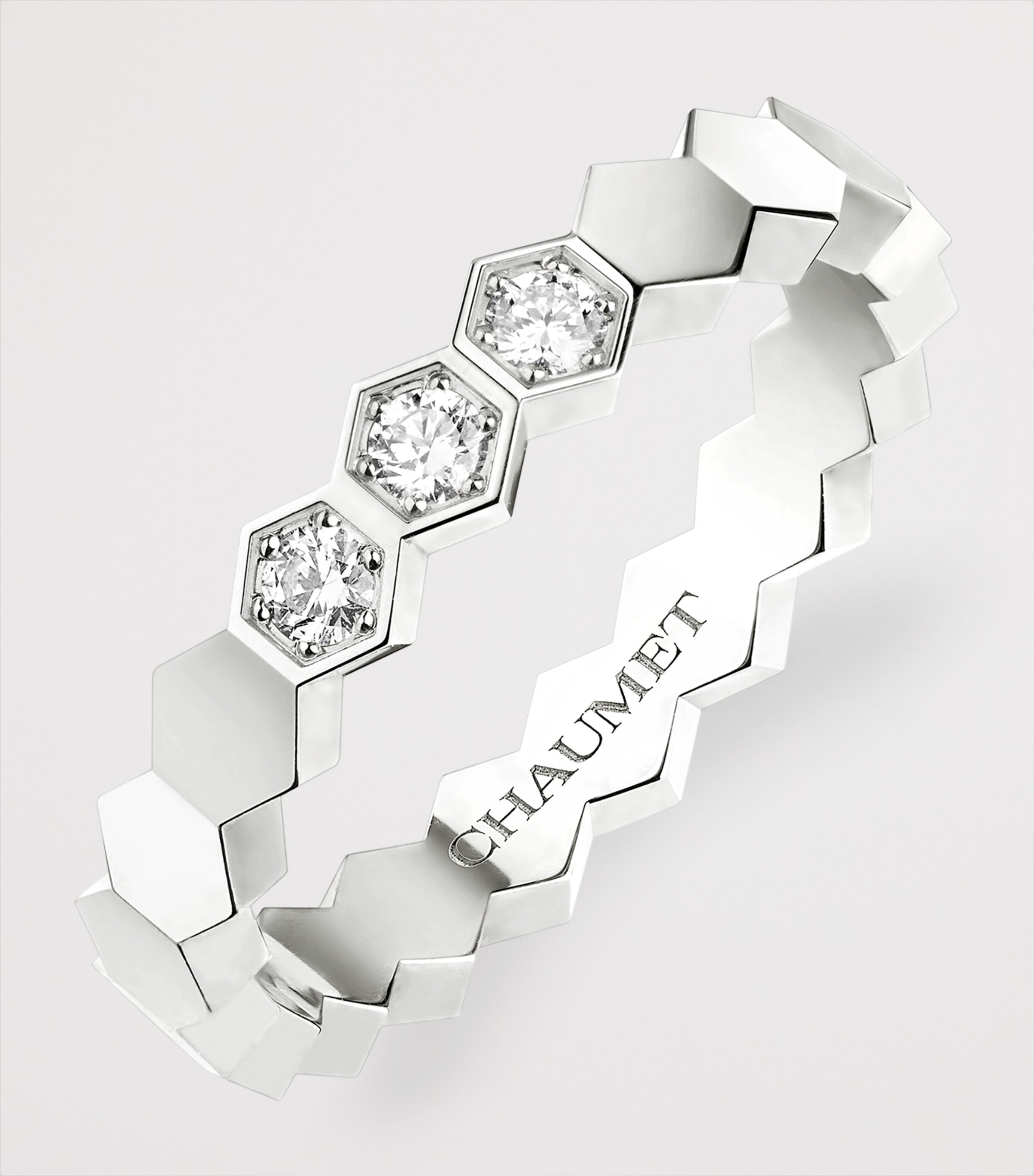Chaumet White Gold and Diamond Bee de Chaumet Ring White Gold Image 2