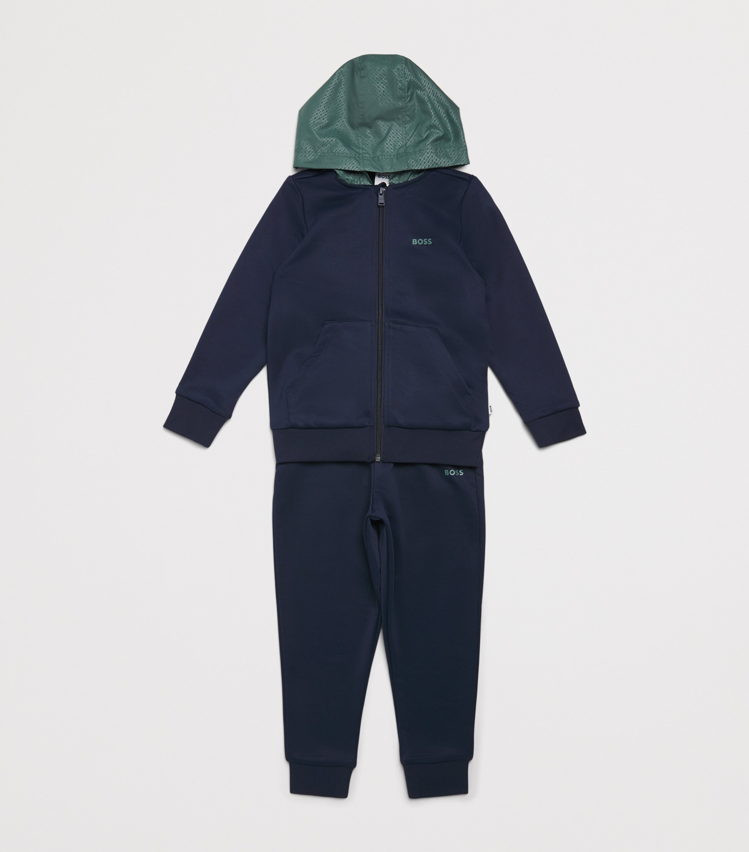 BOSS Kidswear Contrast Zip-Up Hoodie (4-16 Years) Image 3