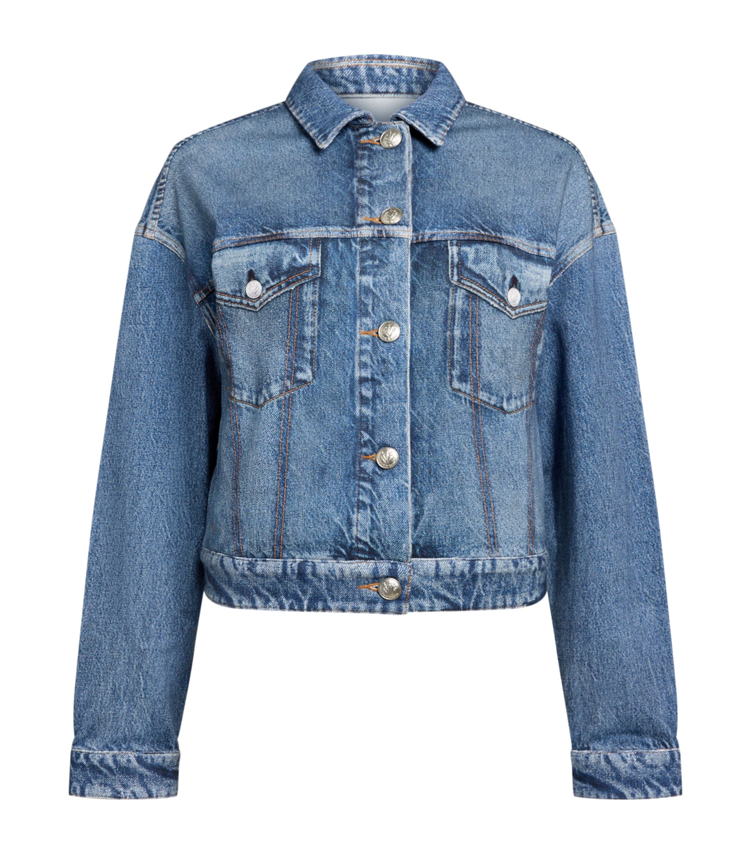Rag & Bone Miramar Trucker Jacket In Blue