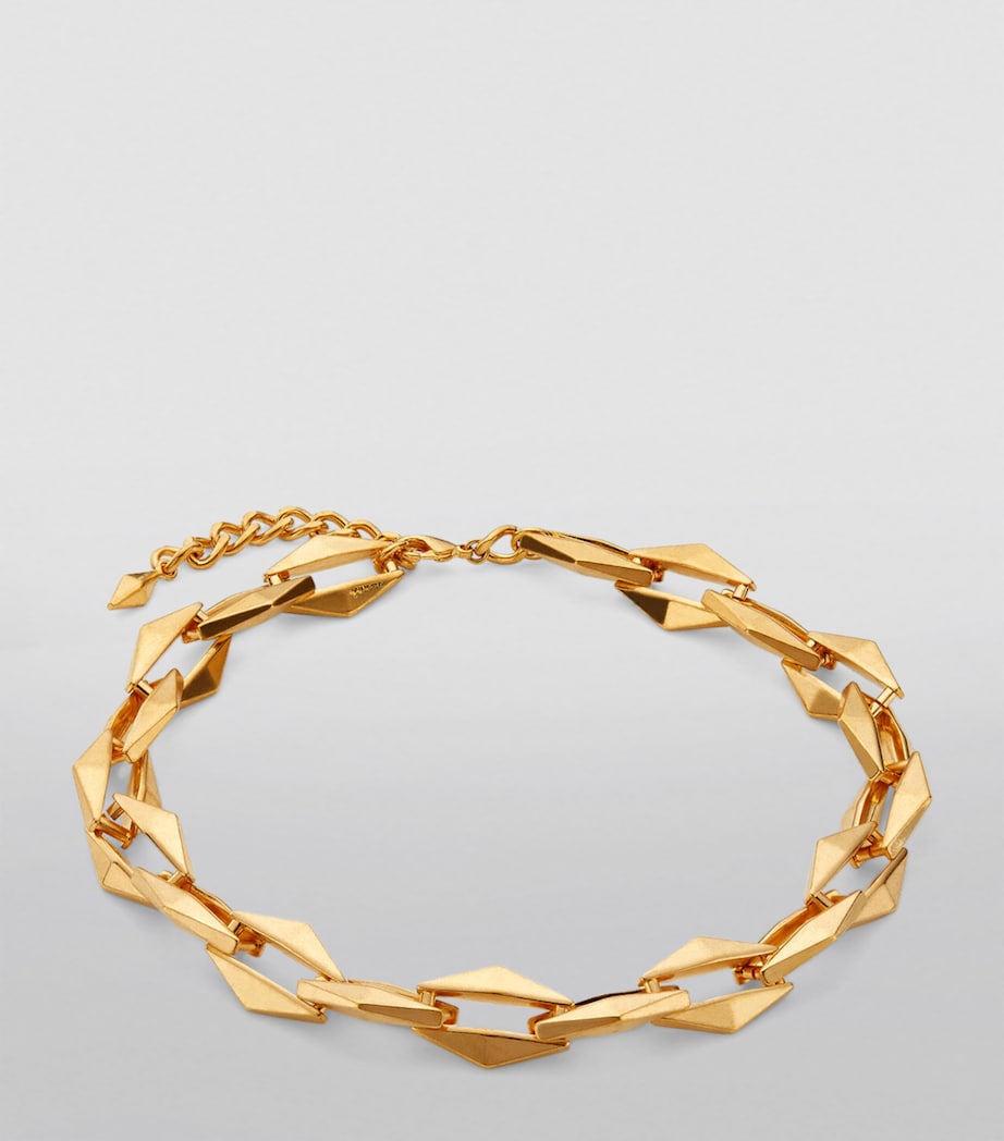 Diamond Chain Necklace GOLD Image 2