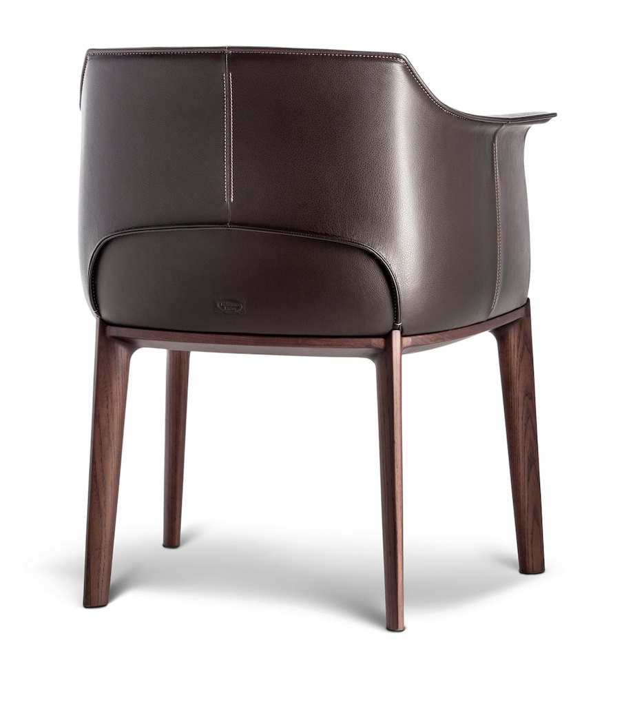 Poltrona Frau Archibald Dining Chair Pelle Sc/il Image 2