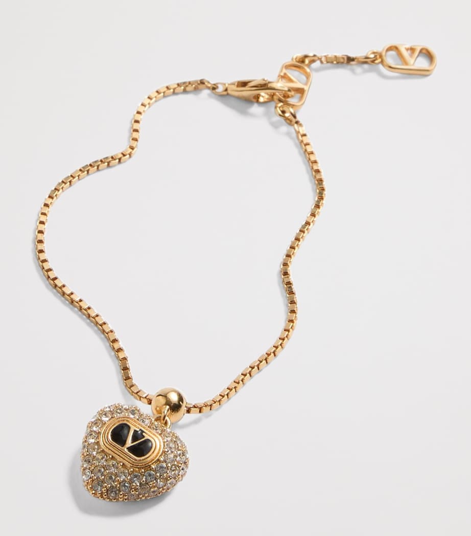 Enamel and Crystal Heart Bracelet RG5 Image 2