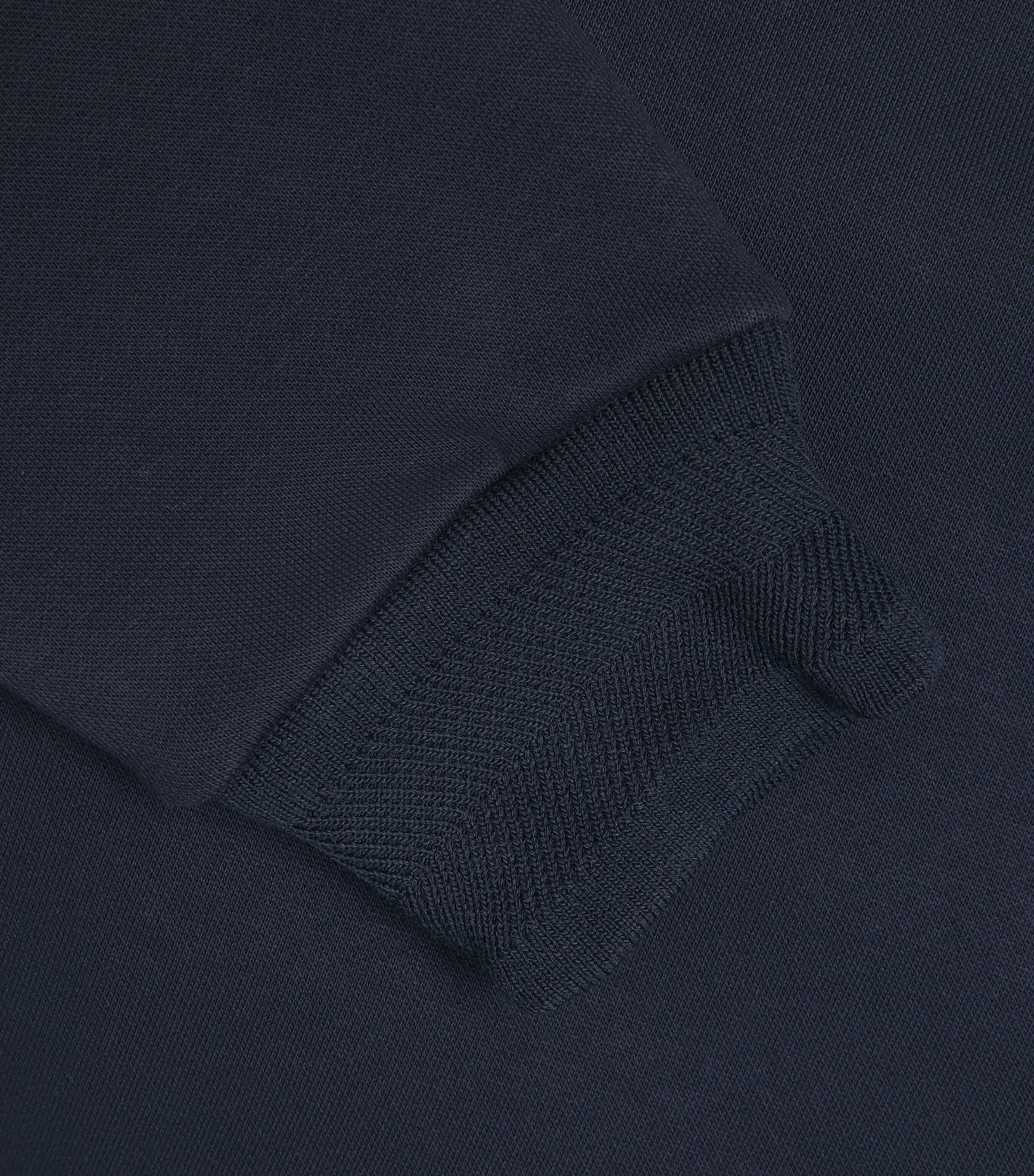 CHÉ Mens Varez Quarter-Zip Sweatshirt Navy Image 6