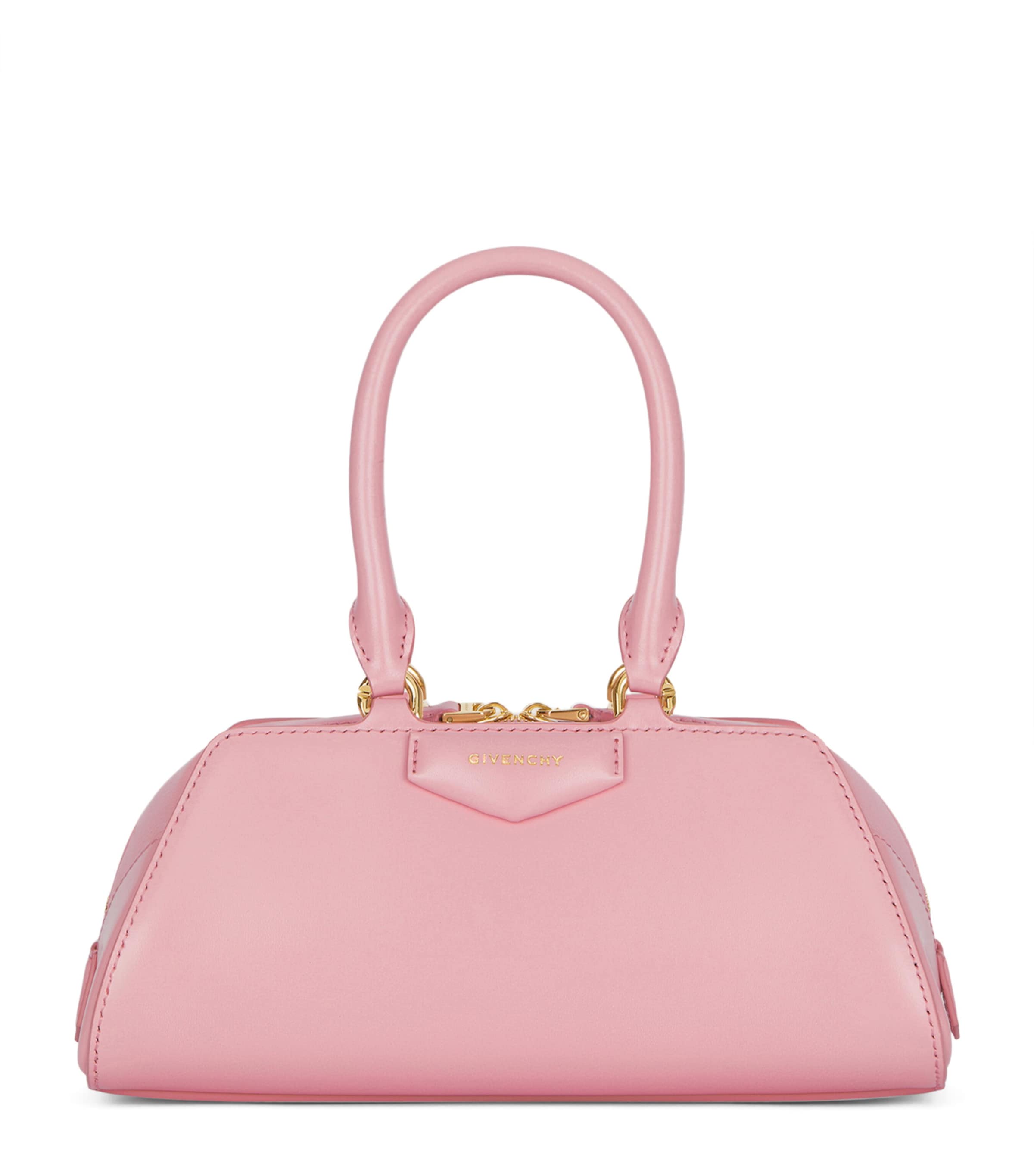 Givenchy Mini Leather Antigona Cube East-West Top-Handle Bag