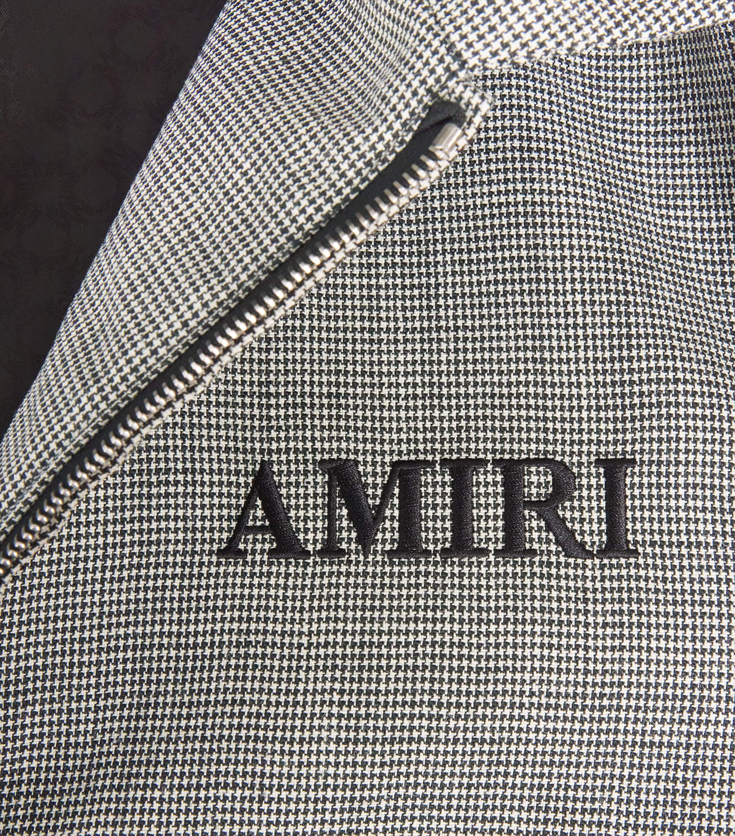 AMIRI Mens Houndstooth Jacket Black Image 6
