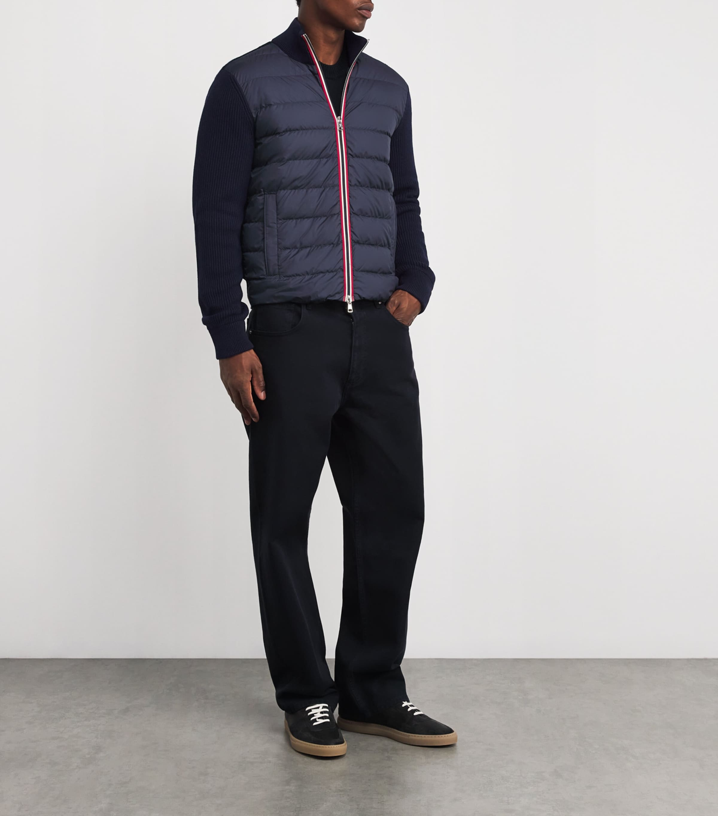 ジ*ー様 モンクレールGAMME BLUE MAGLIA TRICOT CARD MONCLER Jacquard-Knit Sweater for Men | MR PORTER